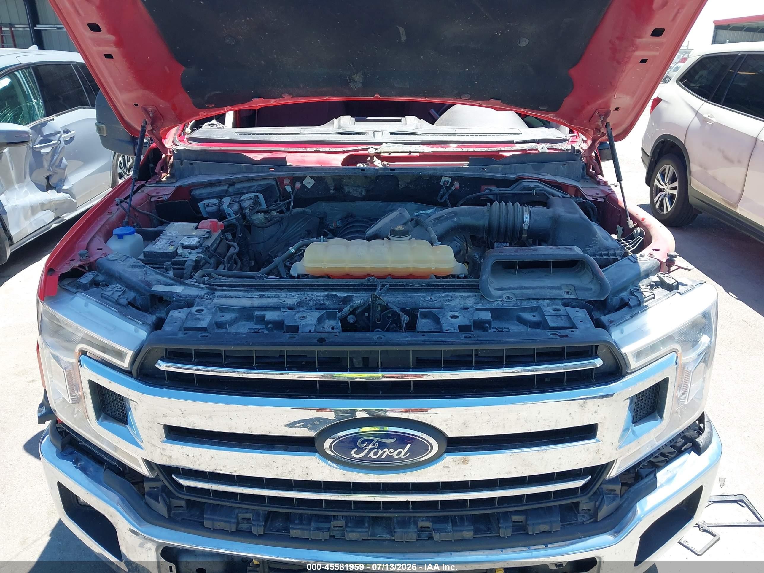 2018 Ford F-150 King Ranch/lariat/platinum/xl/xlt Red vin: 1FTFW1E58JKF07317