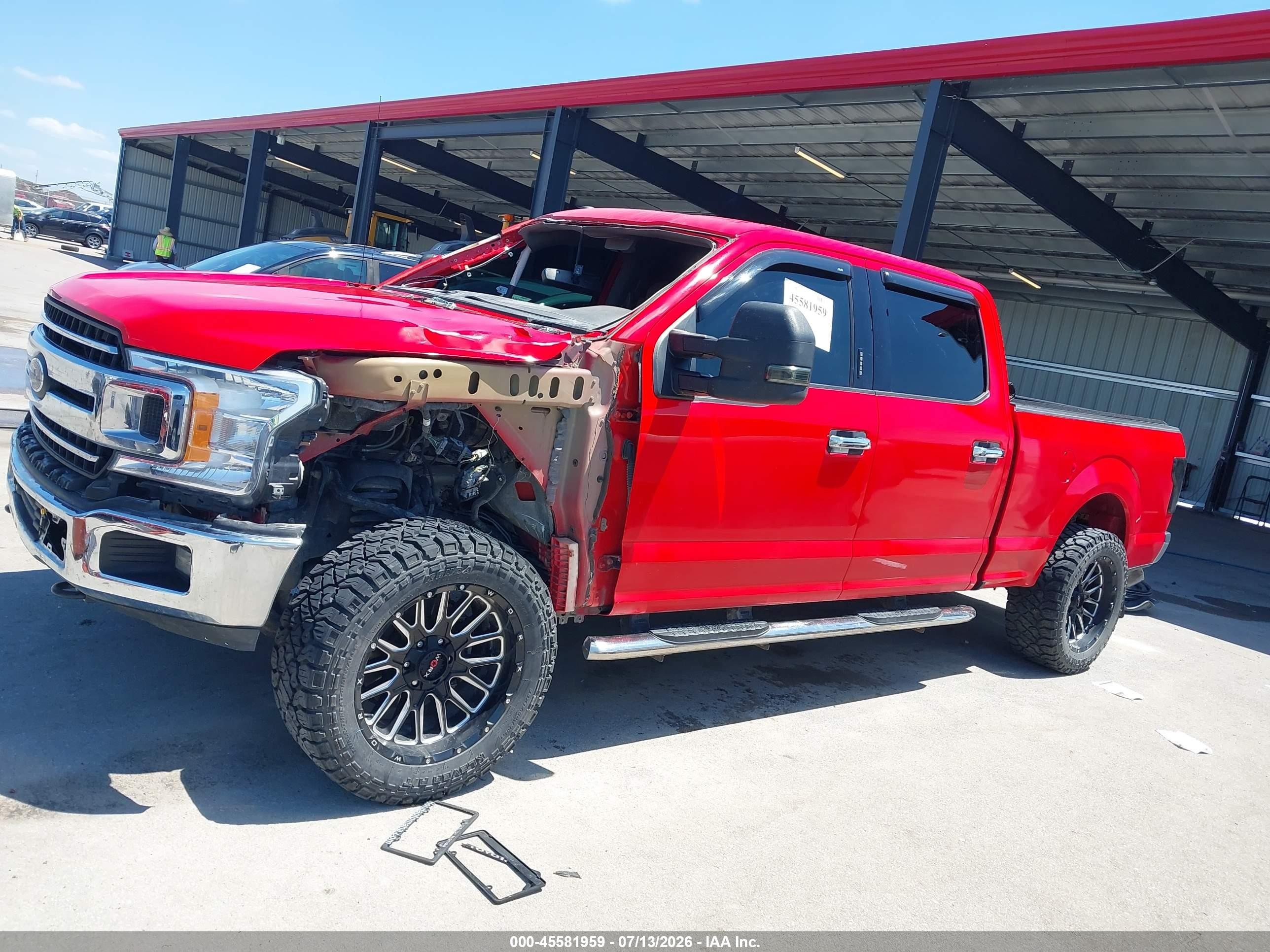 2018 Ford F-150 King Ranch/lariat/platinum/xl/xlt Red vin: 1FTFW1E58JKF07317