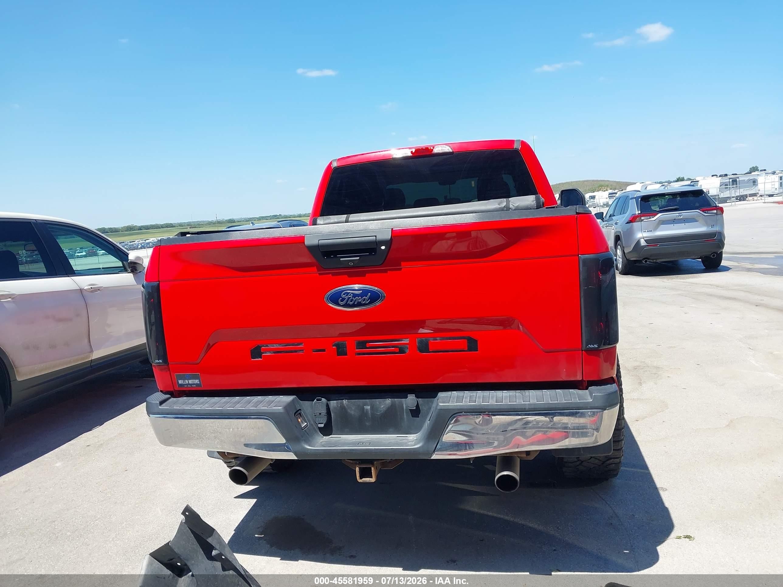 2018 Ford F-150 King Ranch/lariat/platinum/xl/xlt Red vin: 1FTFW1E58JKF07317