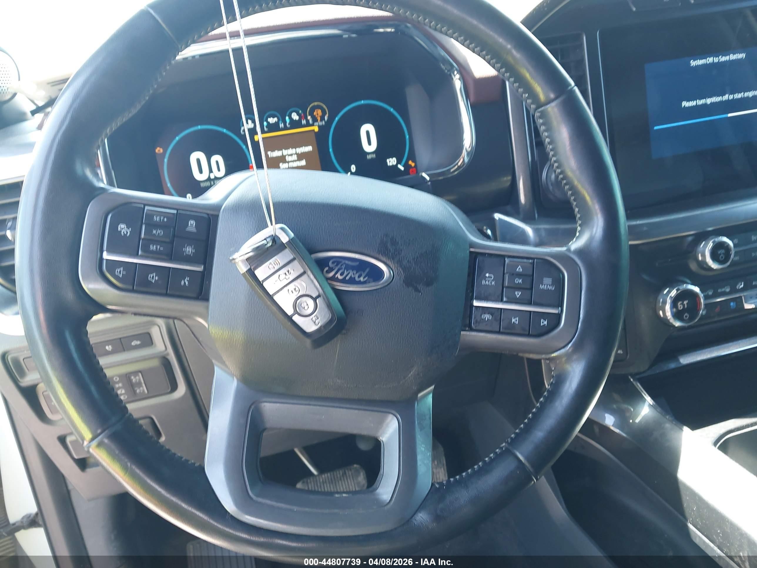 2021 Ford F-150 Lariat Серый vin: 1FTFW1E58MKE64134