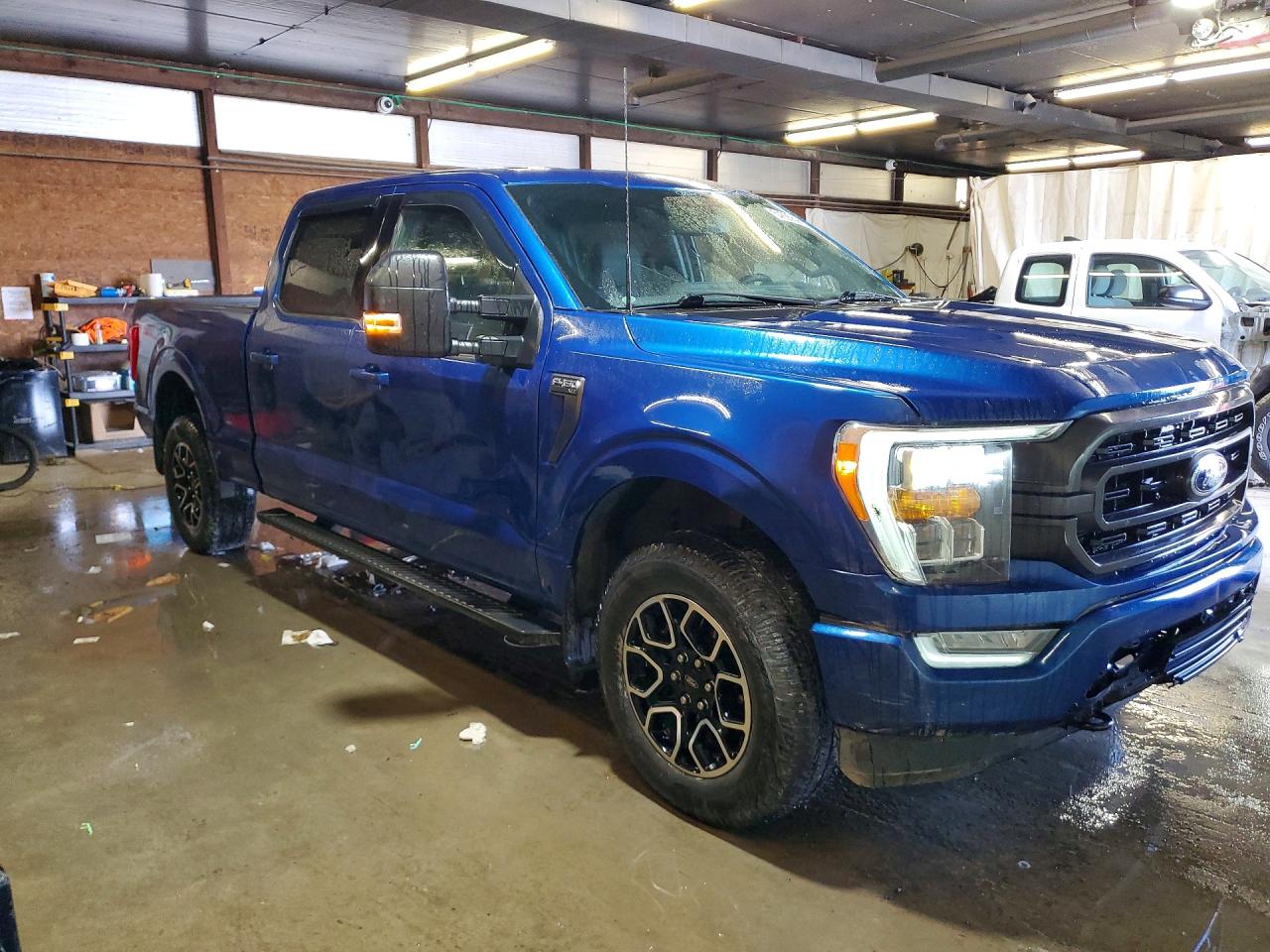 2022 Ford F150 Supercrew Blue vin: 1FTFW1E58NFA64214