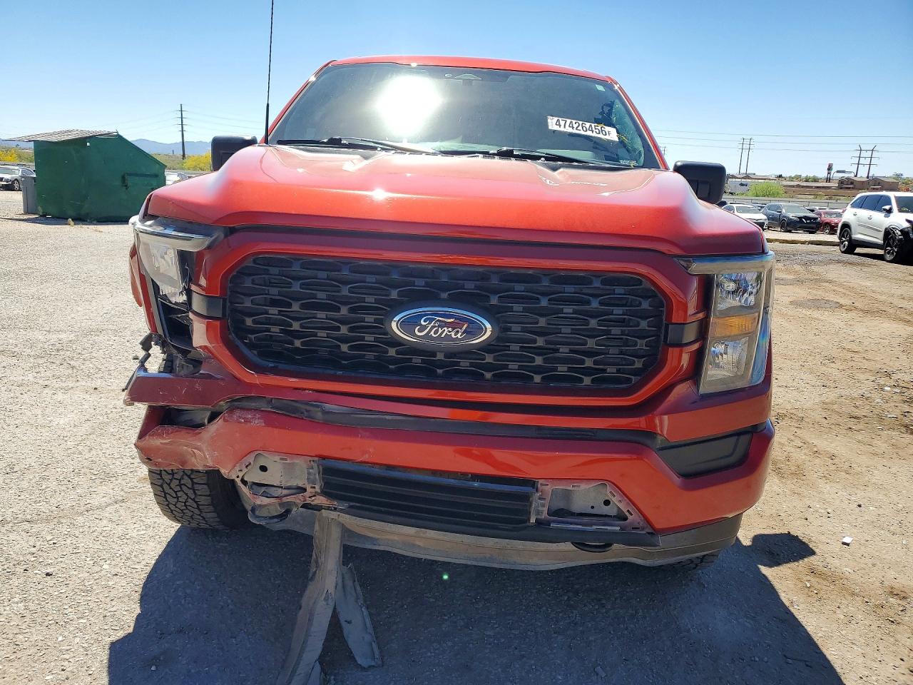 2023 Ford F150 Supercrew Red vin: 1FTFW1E58PKD48825