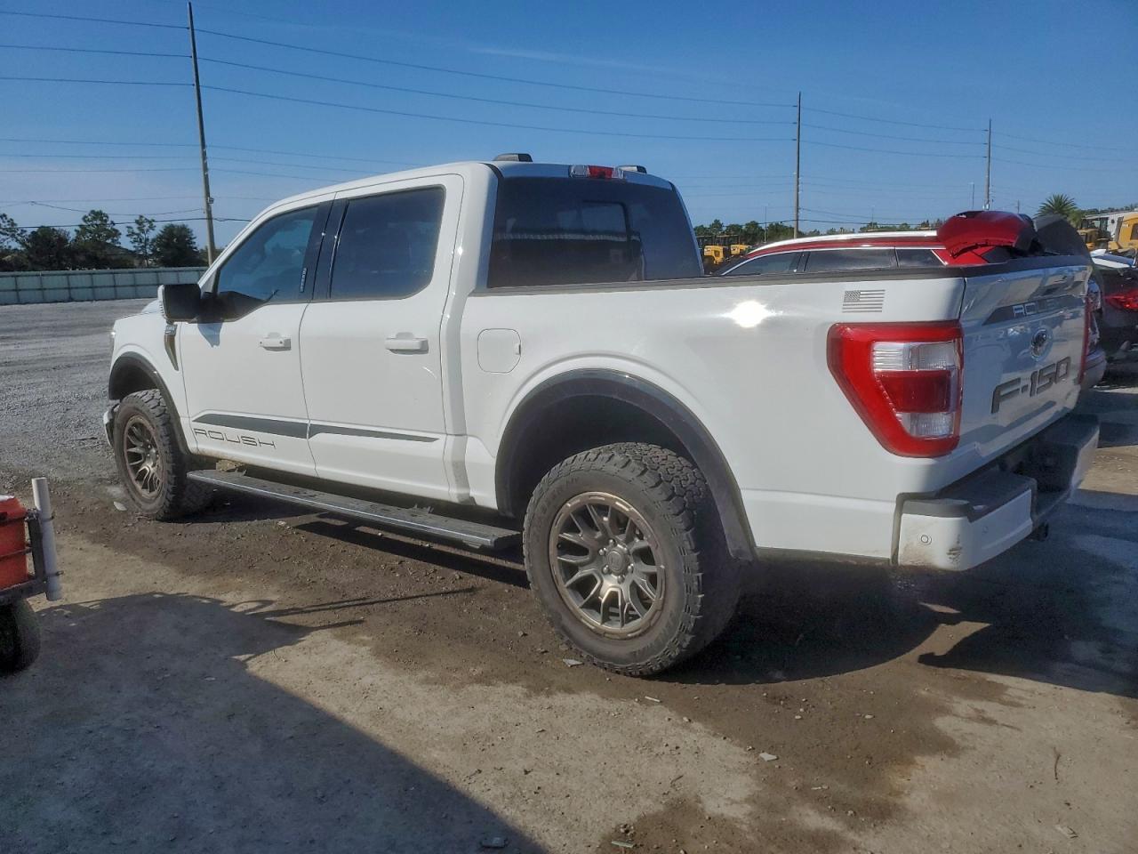 2021 Ford F150 Supercrew White vin: 1FTFW1E59MFC10747