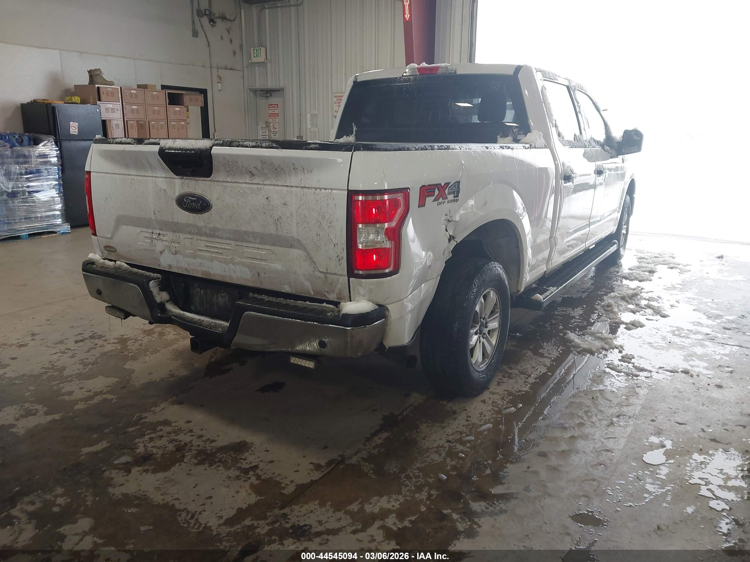 2018 Ford F-150 Xl White vin: 1FTFW1E5XJFC42733