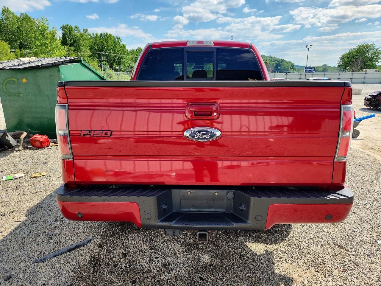 2014 Ford F150 Supercrew Red vin: 1FTFW1E61EFA91960