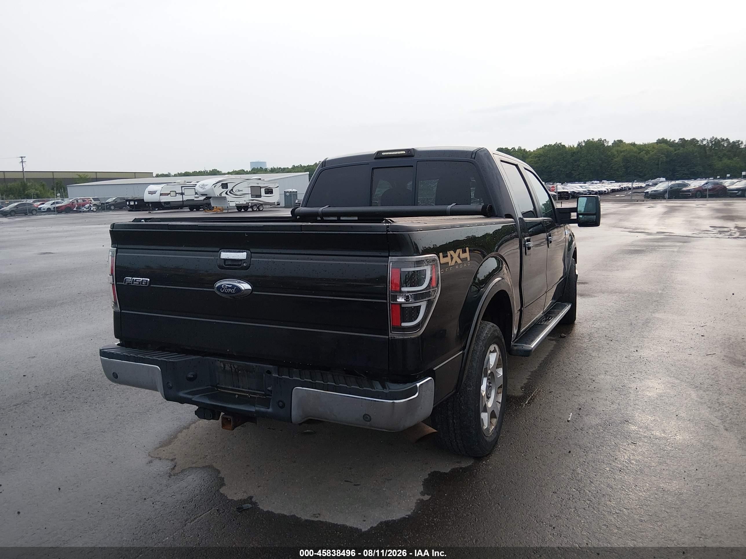 2011 Ford F-150 Lariat Black vin: 1FTFW1E63BFA58714