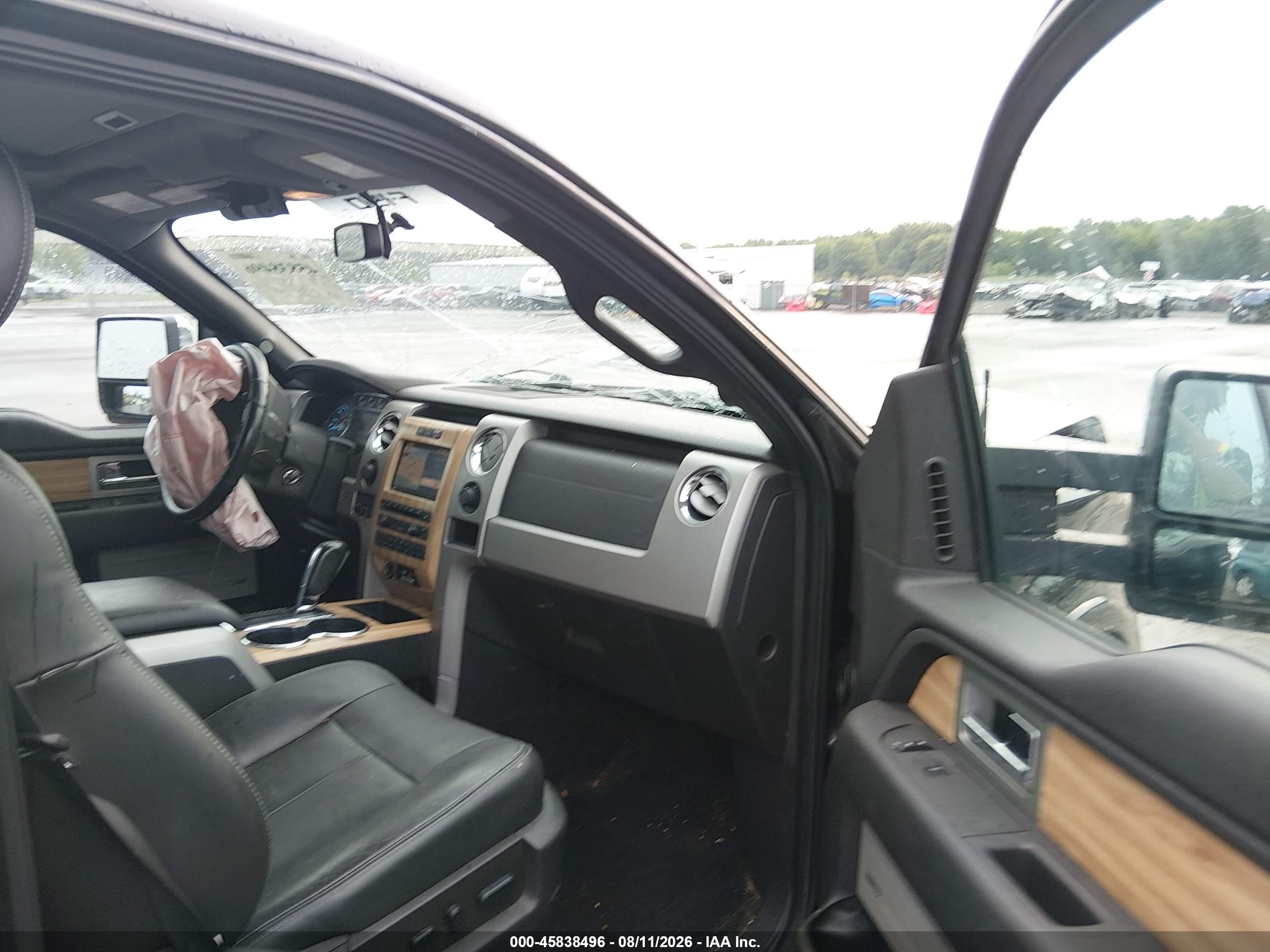 2011 Ford F-150 Lariat Black vin: 1FTFW1E63BFA58714