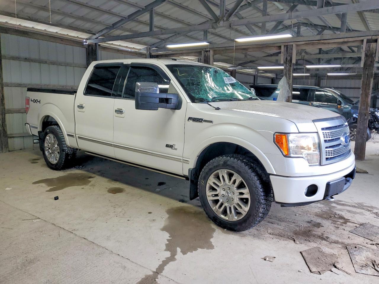 2011 Ford F150 Supercrew Белый vin: 1FTFW1E64BFA37855