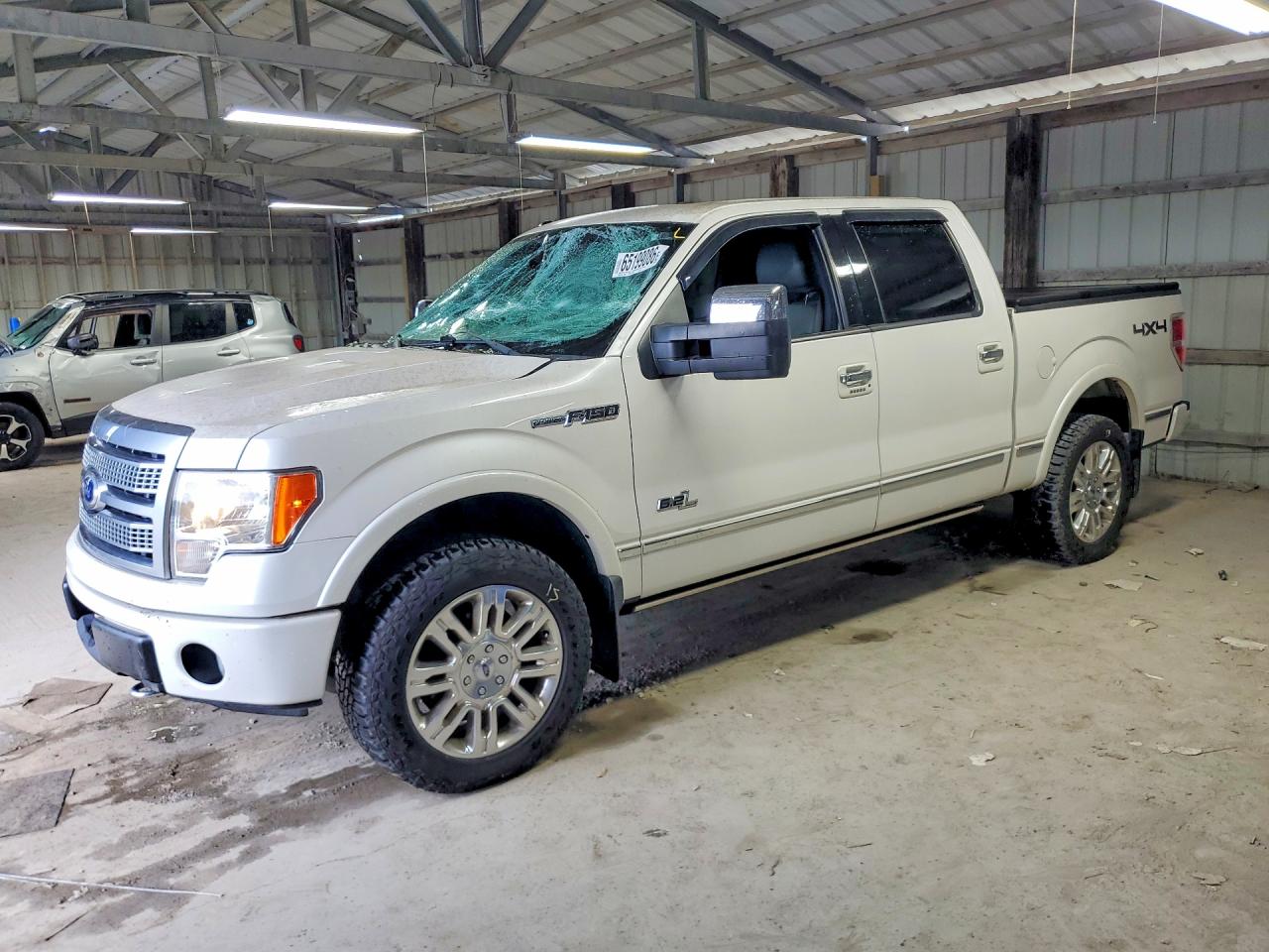2011 Ford F150 Supercrew White vin: 1FTFW1E64BFA37855