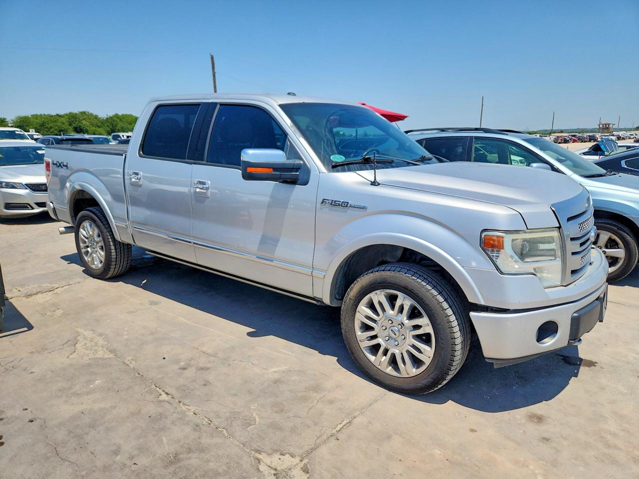 2013 Ford F150 Supercrew Silver vin: 1FTFW1E64DFD81852