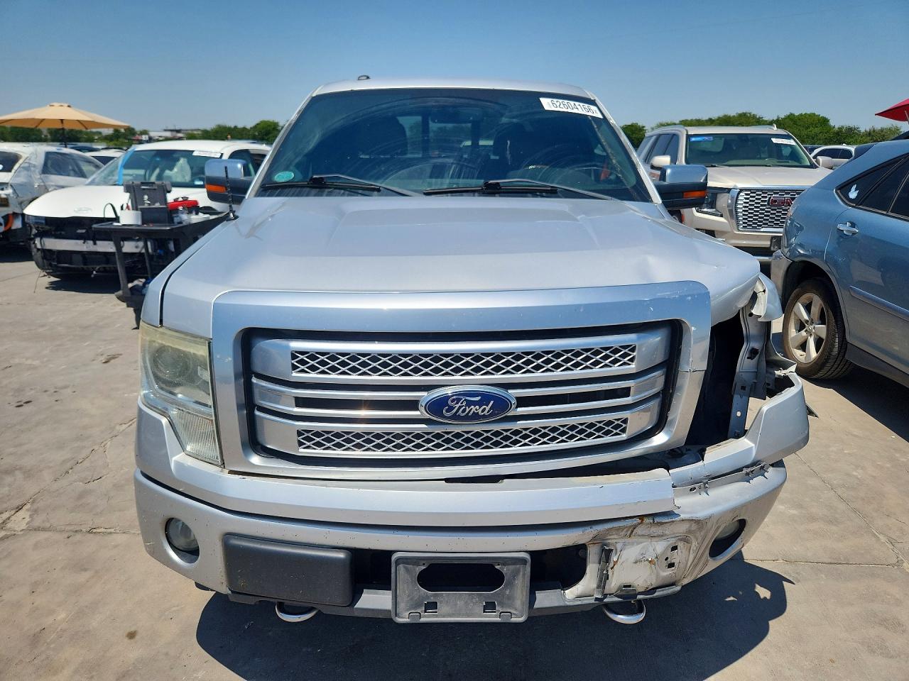 2013 Ford F150 Supercrew Silver vin: 1FTFW1E64DFD81852