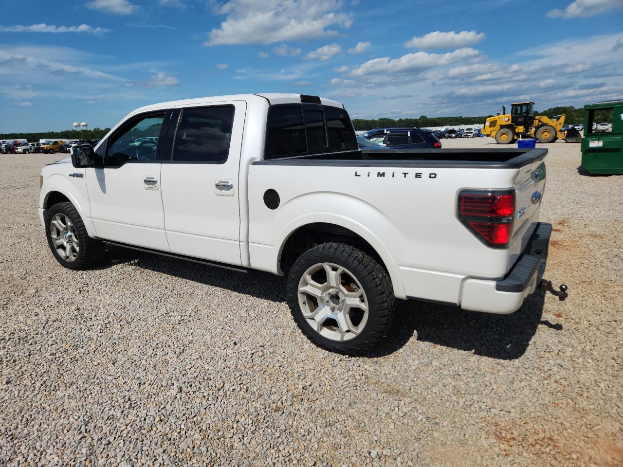 2011 Ford F150 Supercrew White vin: 1FTFW1E67BFA47022 Damage: Left Fuel Door, Aftermarket, Acceptable