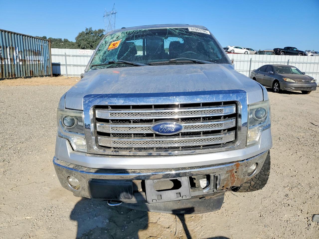 2013 Ford F150 Supercrew Silver vin: 1FTFW1E67DFA02410