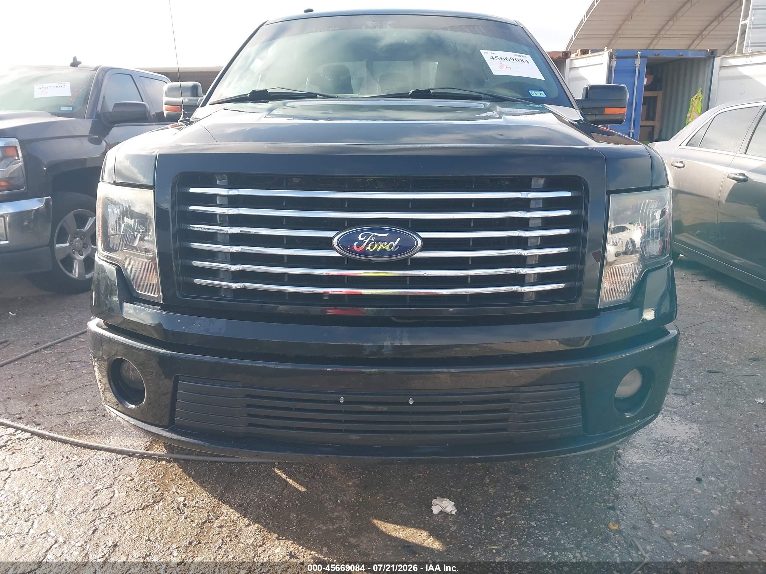 2012 Ford F-150 Harley-davidson Black vin: 1FTFW1E69CFD05669