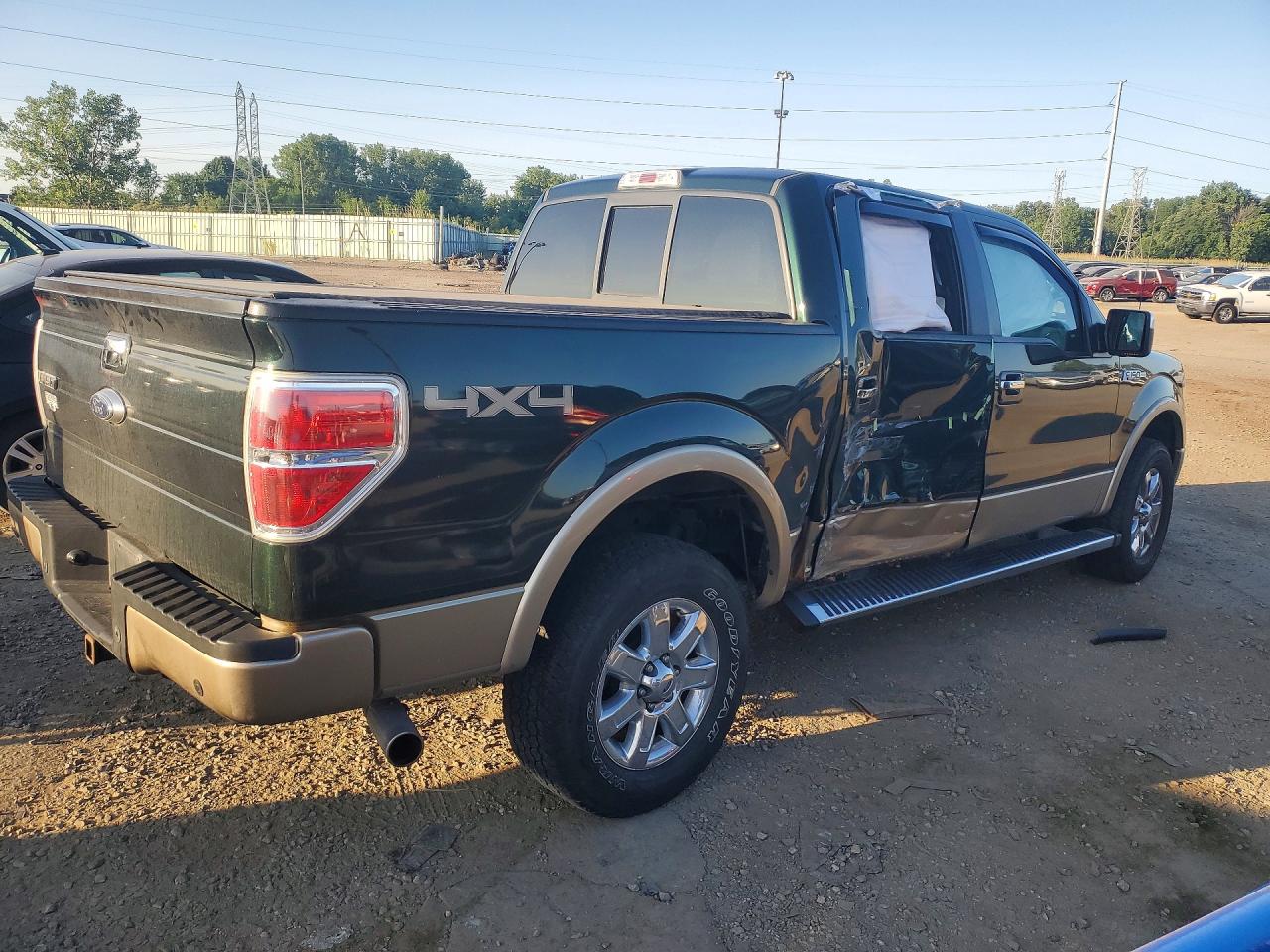 2013 Ford F150 Supercrew Green vin: 1FTFW1E69DFB42670