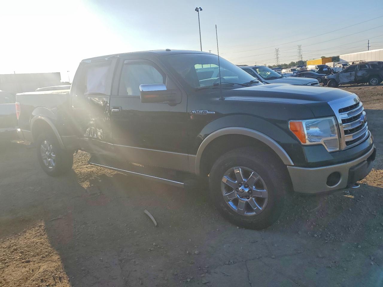 2013 Ford F150 Supercrew Green vin: 1FTFW1E69DFB42670