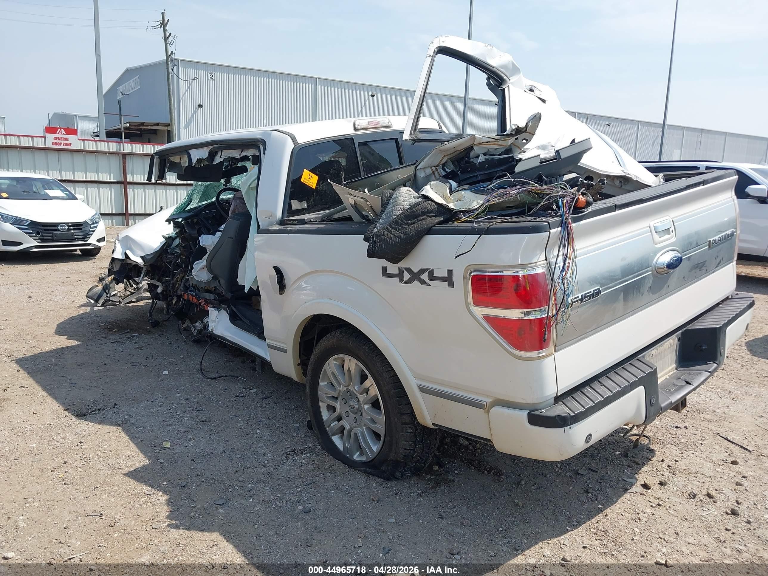 2011 Ford F-150 Platinum White vin: 1FTFW1E6XBFB43176