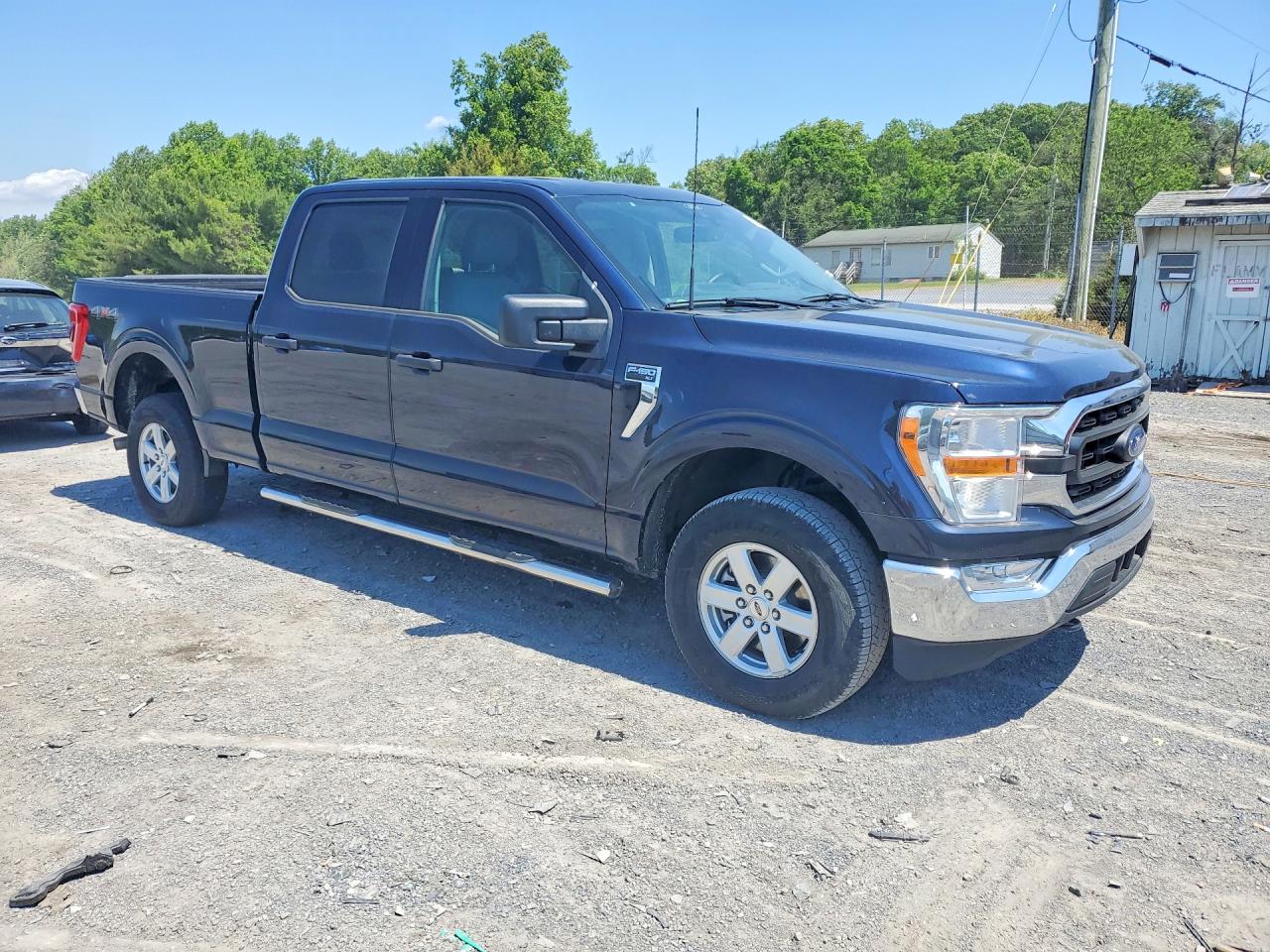 2022 Ford F150 Supercrew Black vin: 1FTFW1E81NFA40038