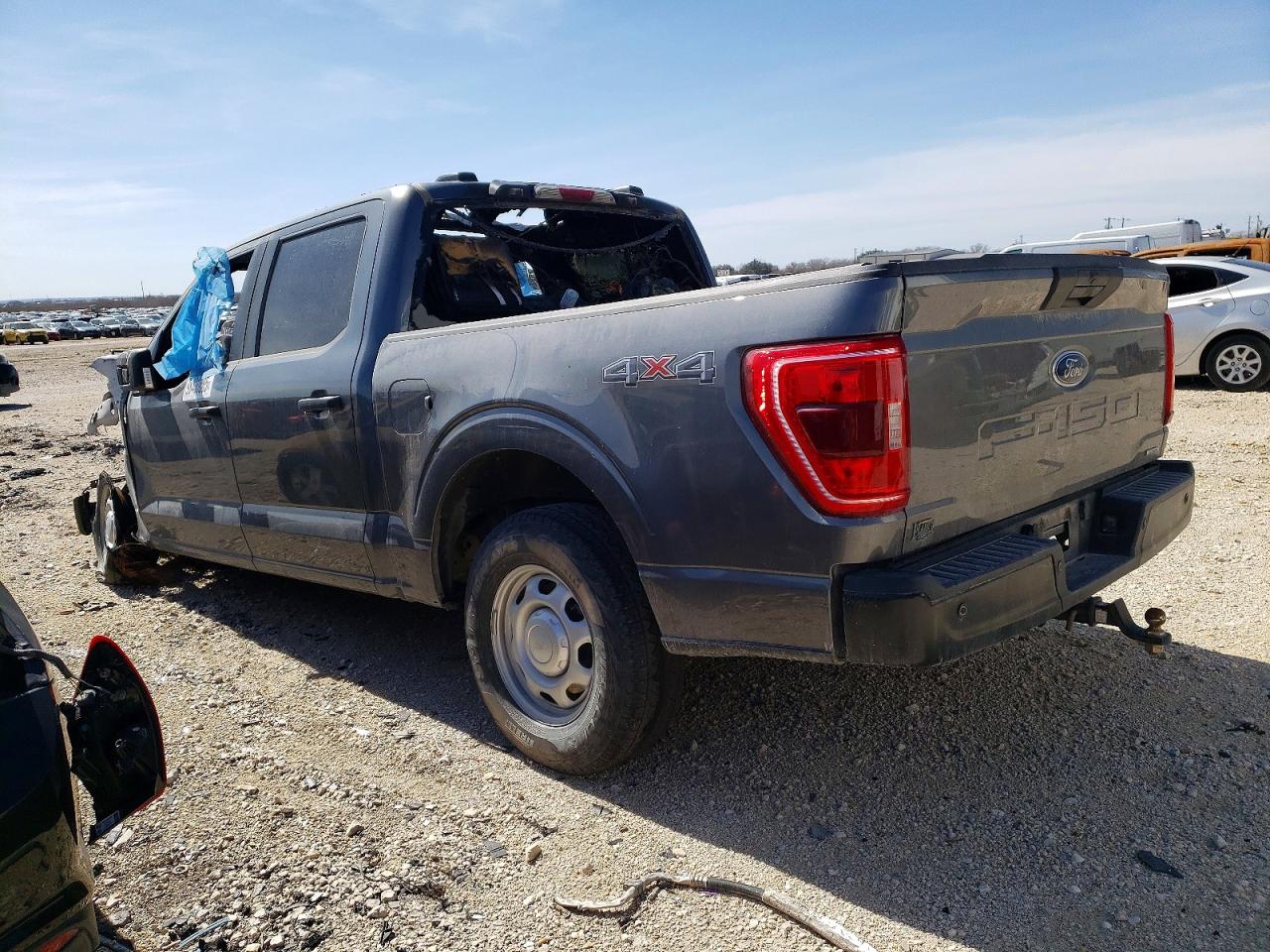 2023 Ford F150 Supercrew Gray vin: 1FTFW1E81PFB26288