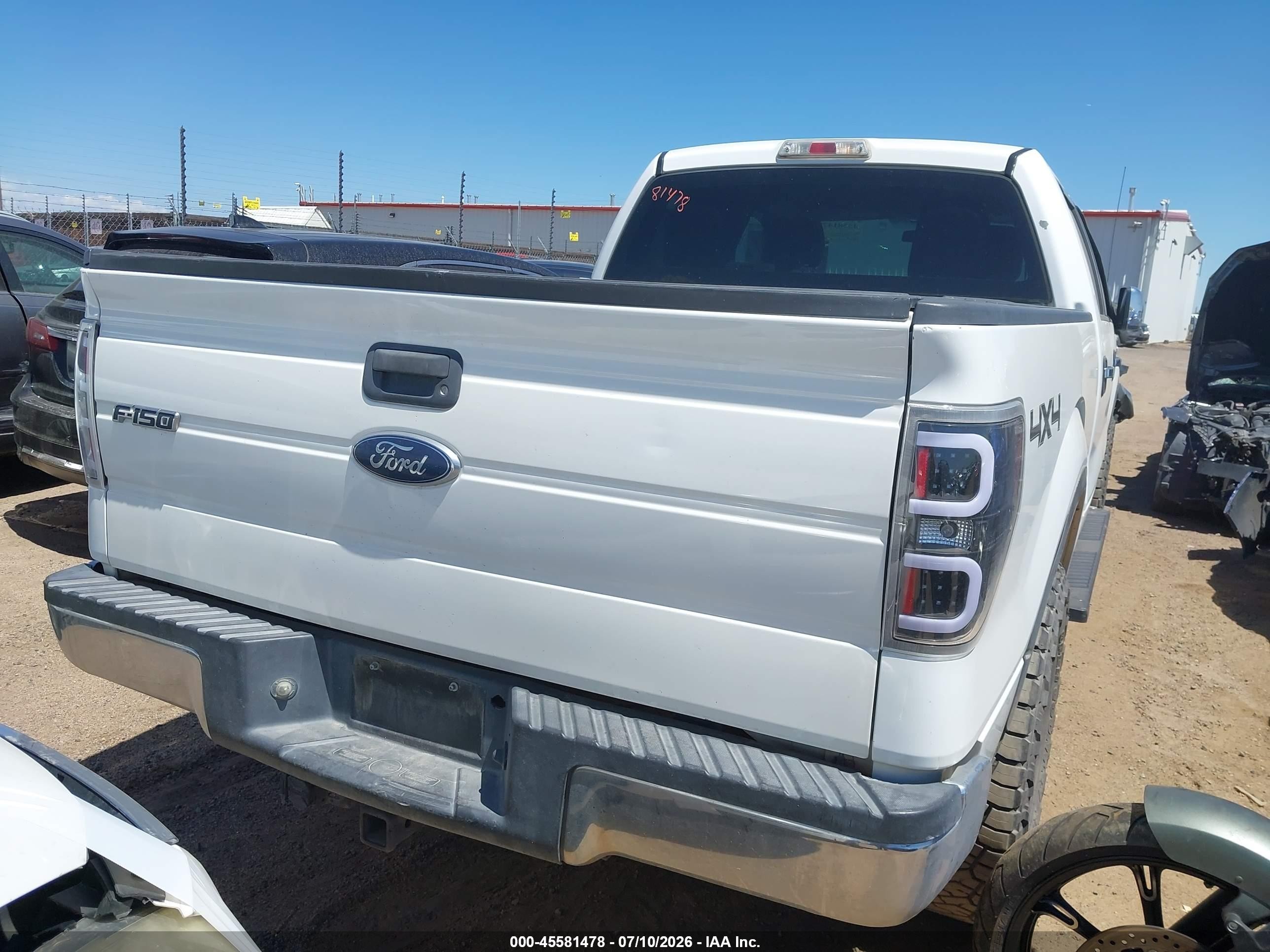 2010 Ford F-150 Xl/xlt White vin: 1FTFW1E82AFC37097