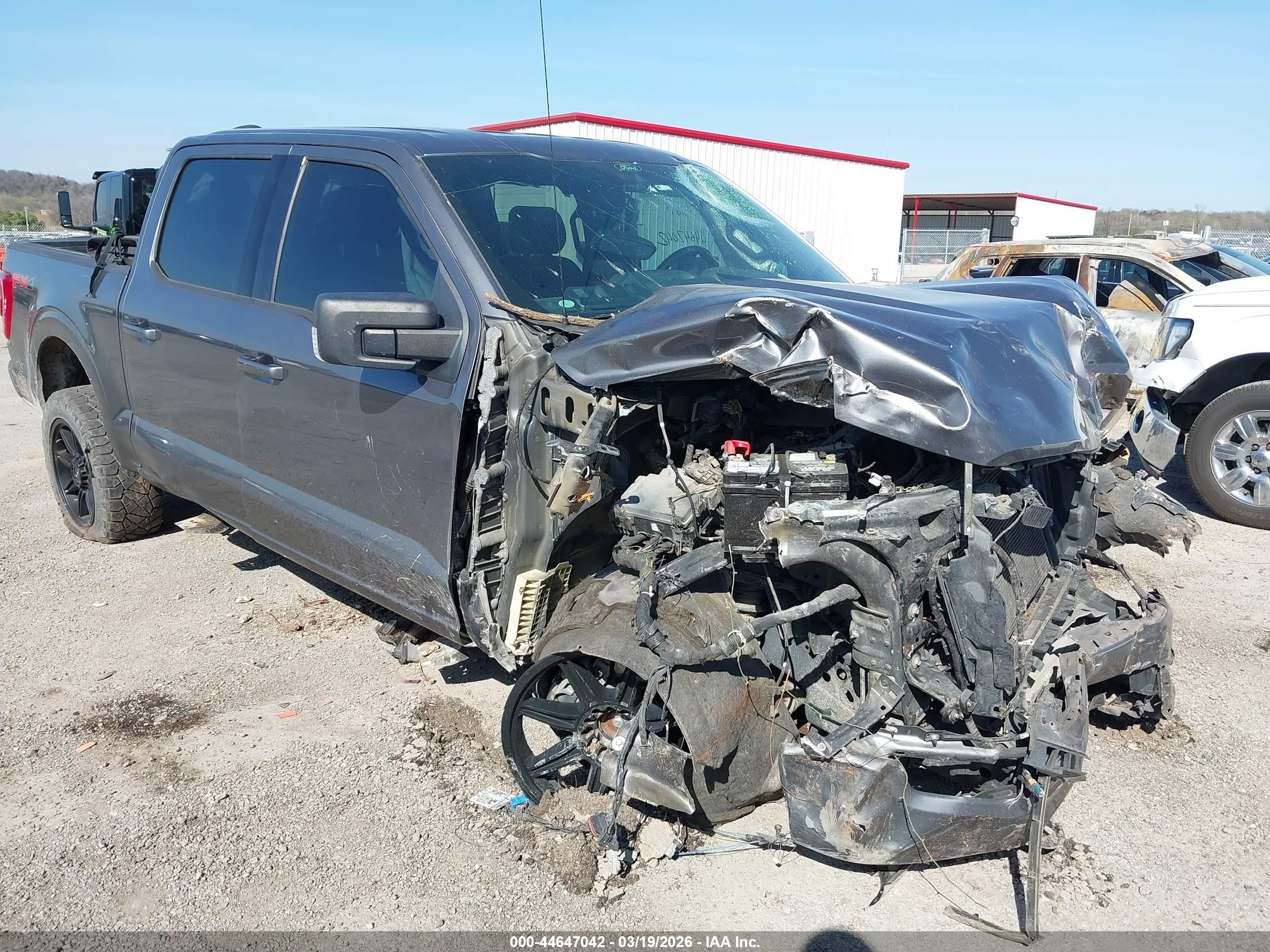 2021 Ford F-150 Xlt Серый vin: 1FTFW1E82MFA77887