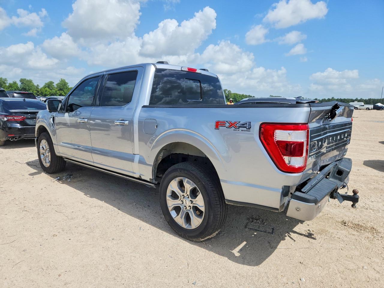 2023 Ford F150 Supercrew Silver vin: 1FTFW1E83PFC11519