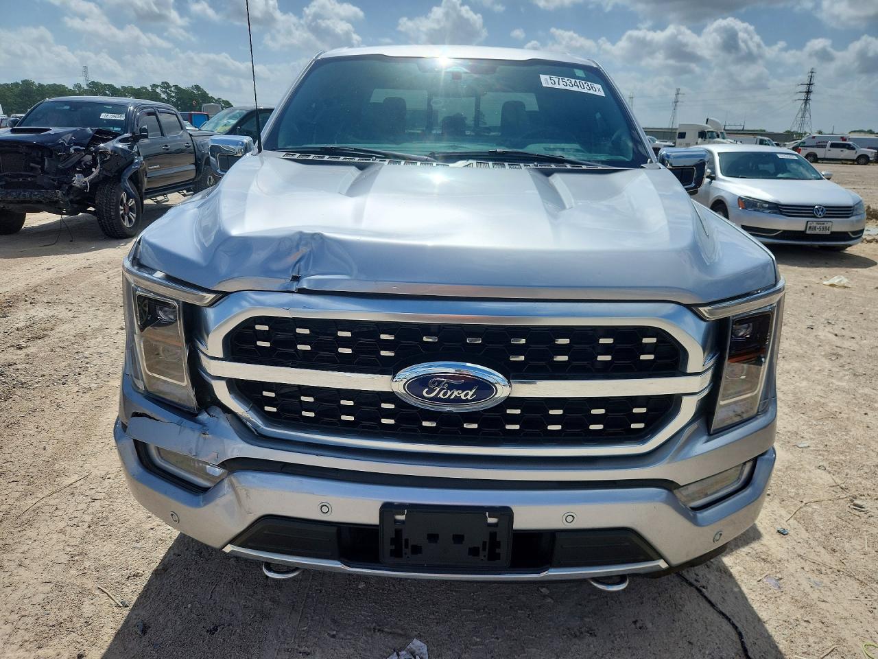 2023 Ford F150 Supercrew Silver vin: 1FTFW1E83PFC11519