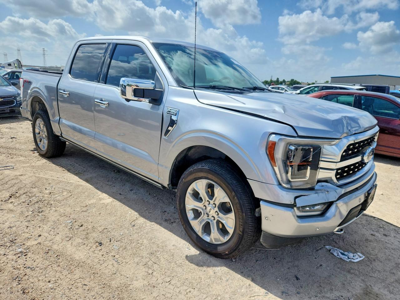2023 Ford F150 Supercrew Silver vin: 1FTFW1E83PFC11519