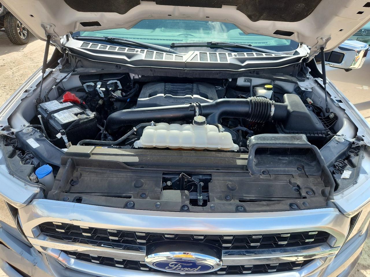 2023 Ford F150 Supercrew Silver vin: 1FTFW1E83PFC11519
