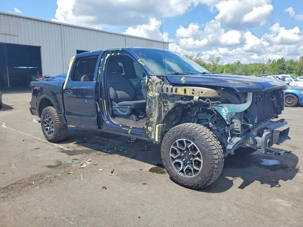2021 Ford F150 Supercrew Black vin: 1FTFW1E84MFA23958