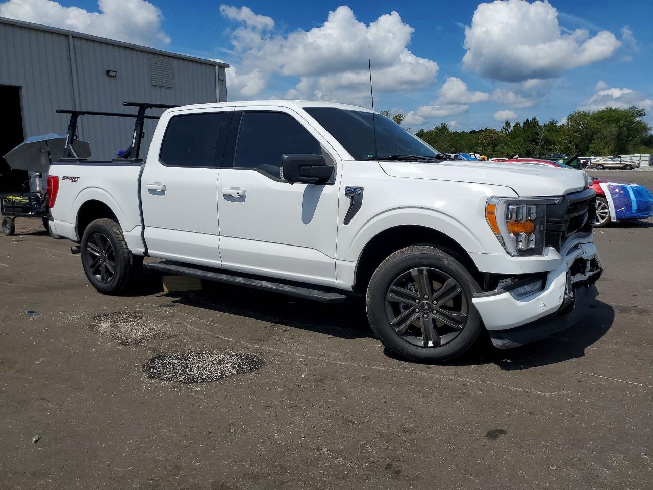 2021 Ford F150 Supercrew White vin: 1FTFW1E84MFC44556
