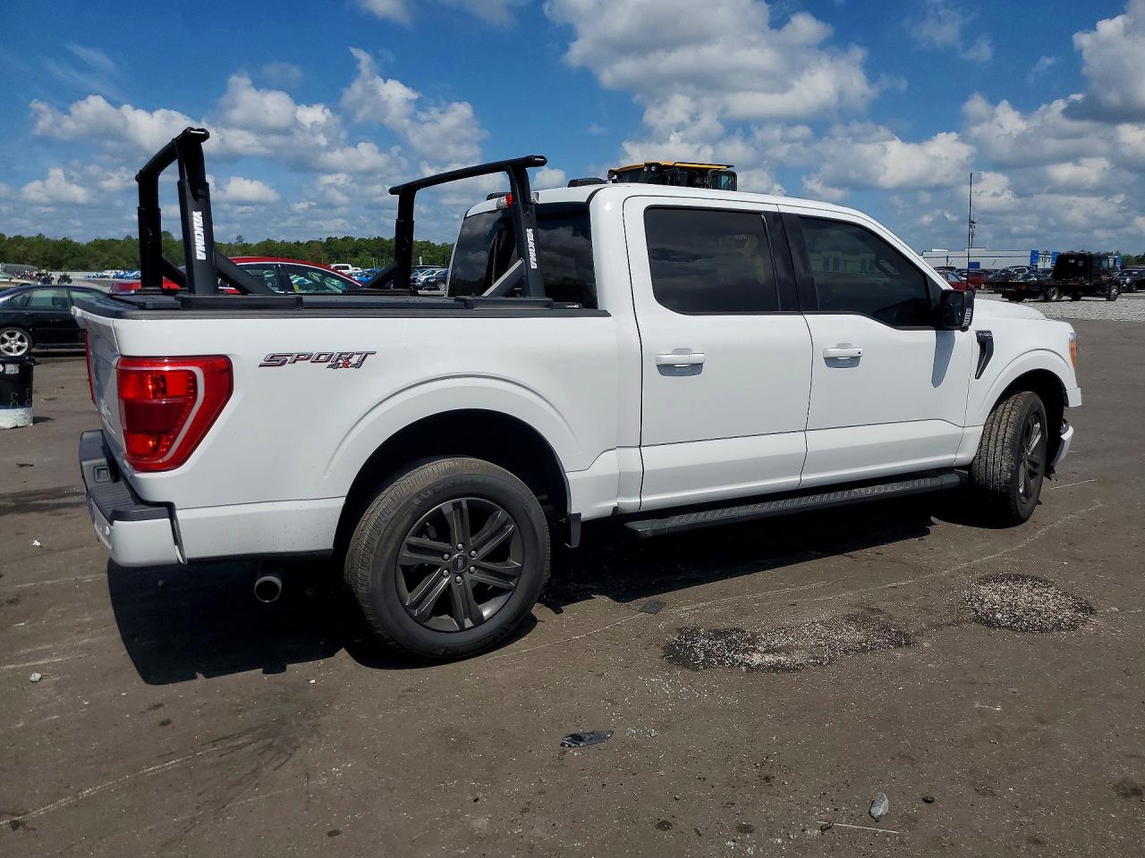 2021 Ford F150 Supercrew White vin: 1FTFW1E84MFC44556