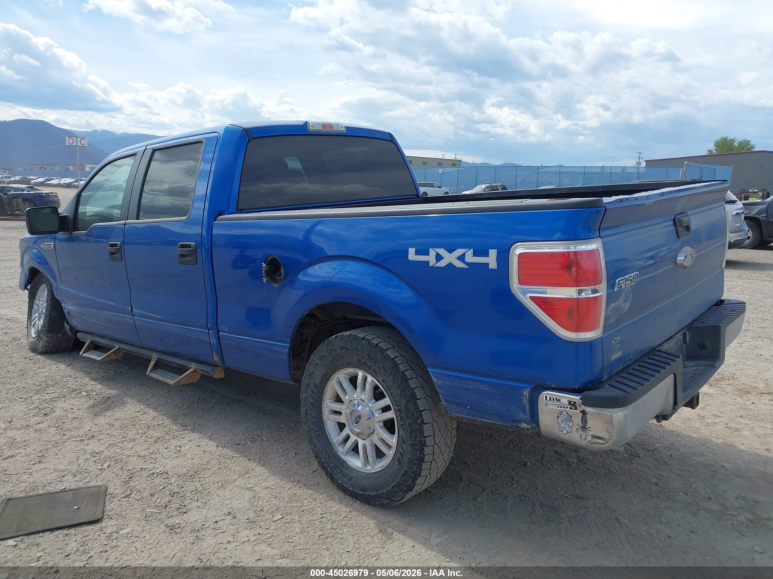 2010 Ford F-150 Xlt Blue vin: 1FTFW1E85AFC36400