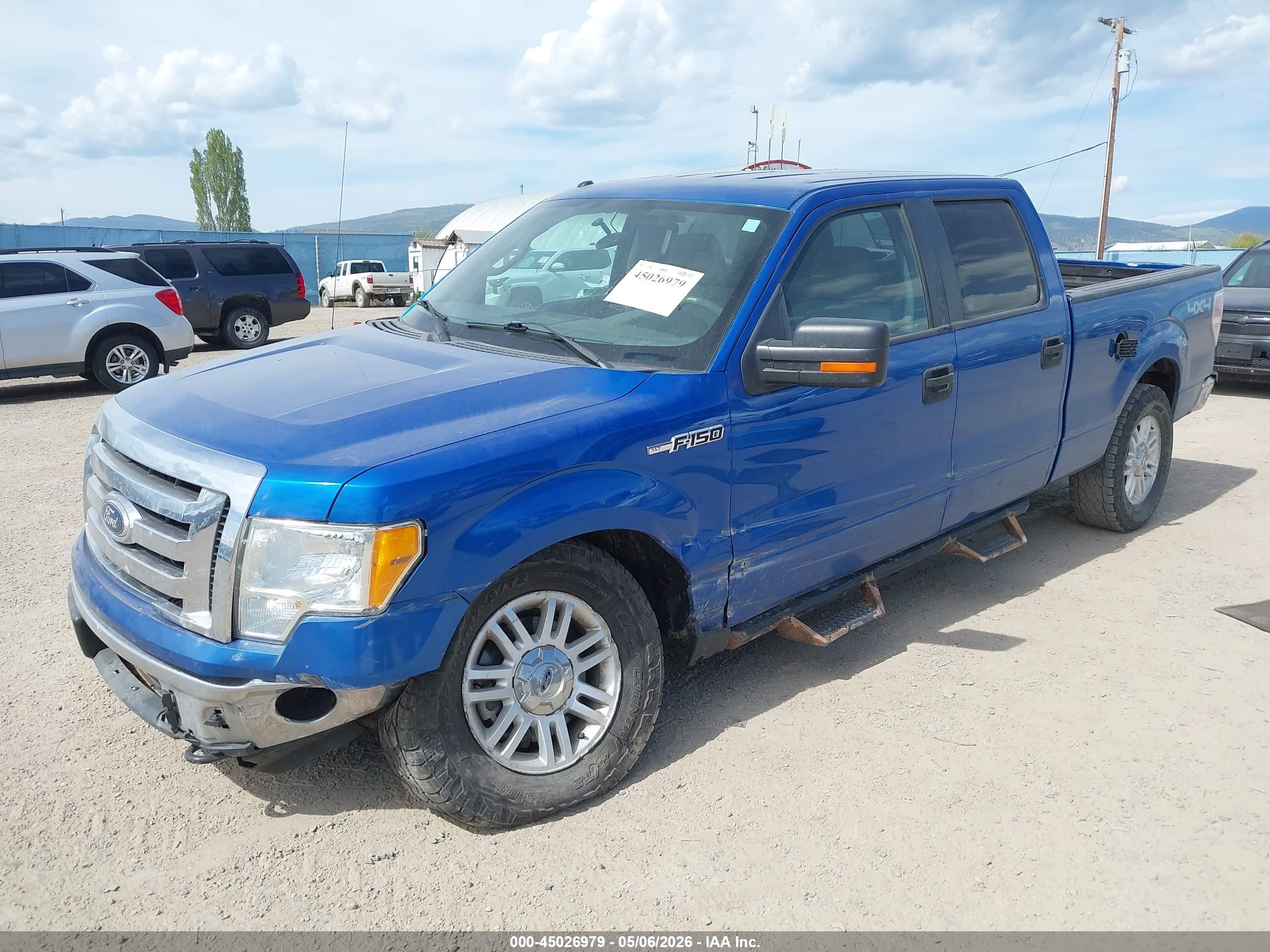 2010 Ford F-150 Xlt Blue vin: 1FTFW1E85AFC36400