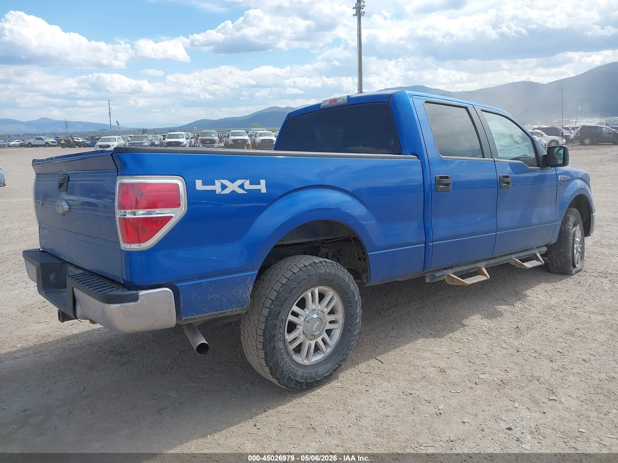 2010 Ford F-150 Xlt Blue vin: 1FTFW1E85AFC36400