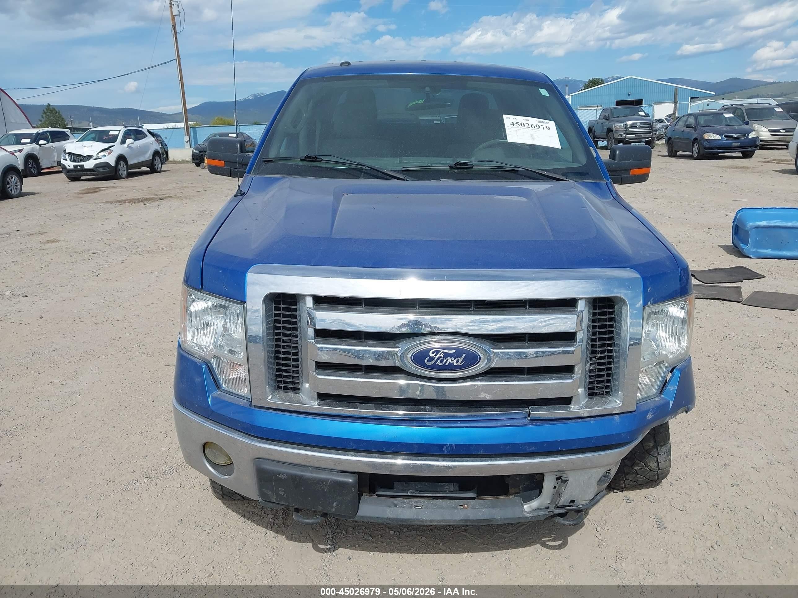 2010 Ford F-150 Xlt Blue vin: 1FTFW1E85AFC36400