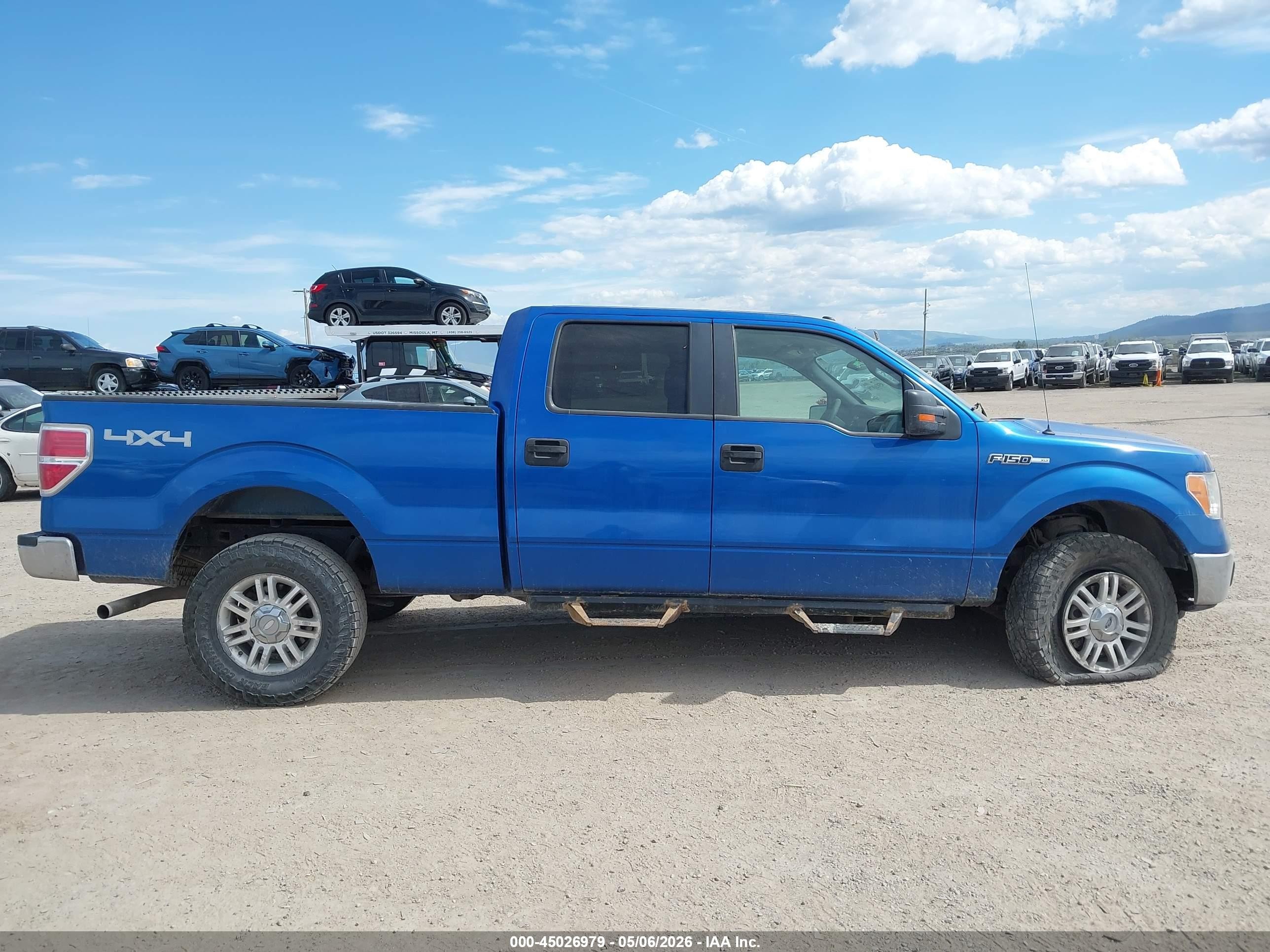 2010 Ford F-150 Xlt Blue vin: 1FTFW1E85AFC36400
