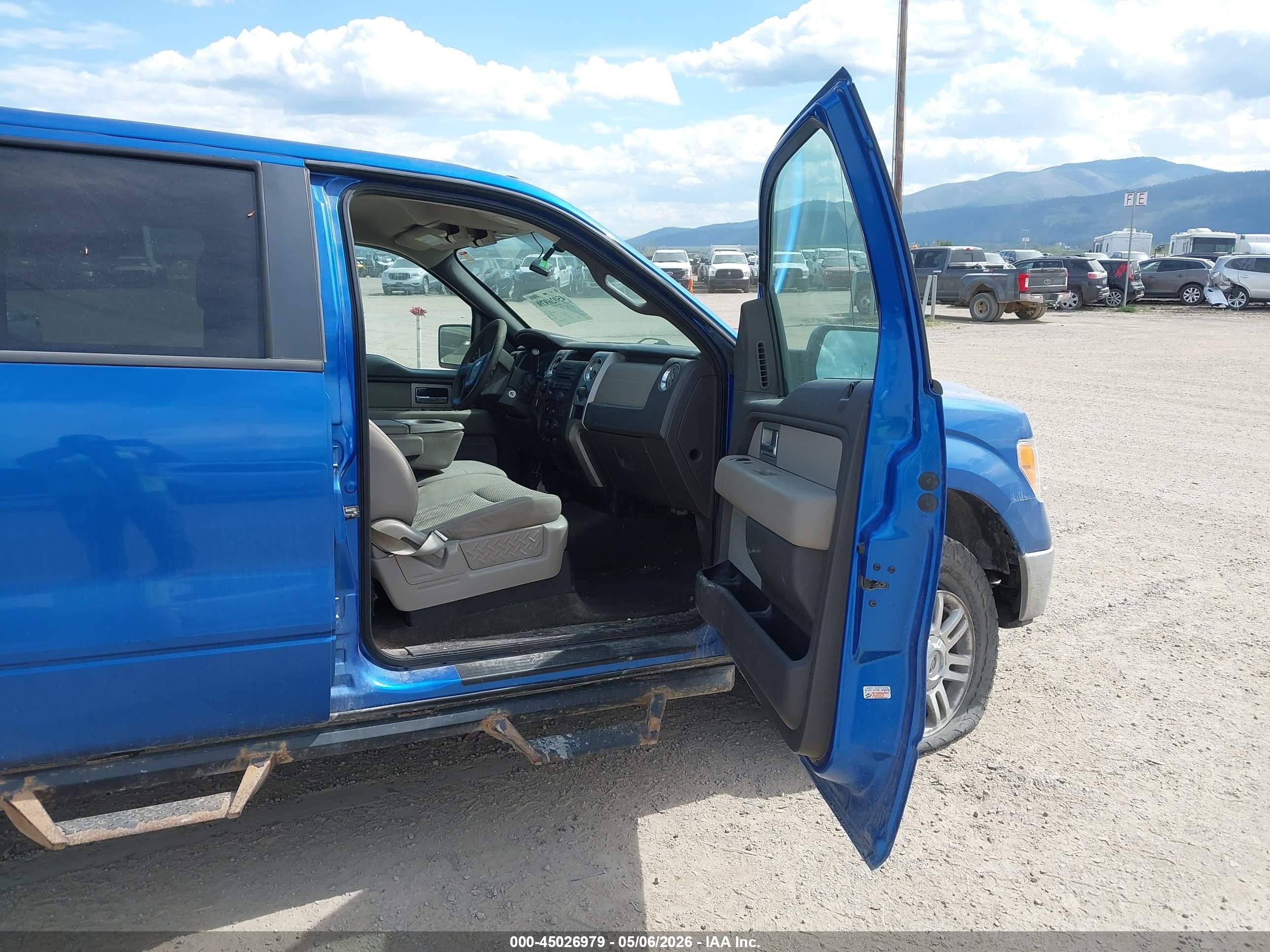 2010 Ford F-150 Xlt Blue vin: 1FTFW1E85AFC36400