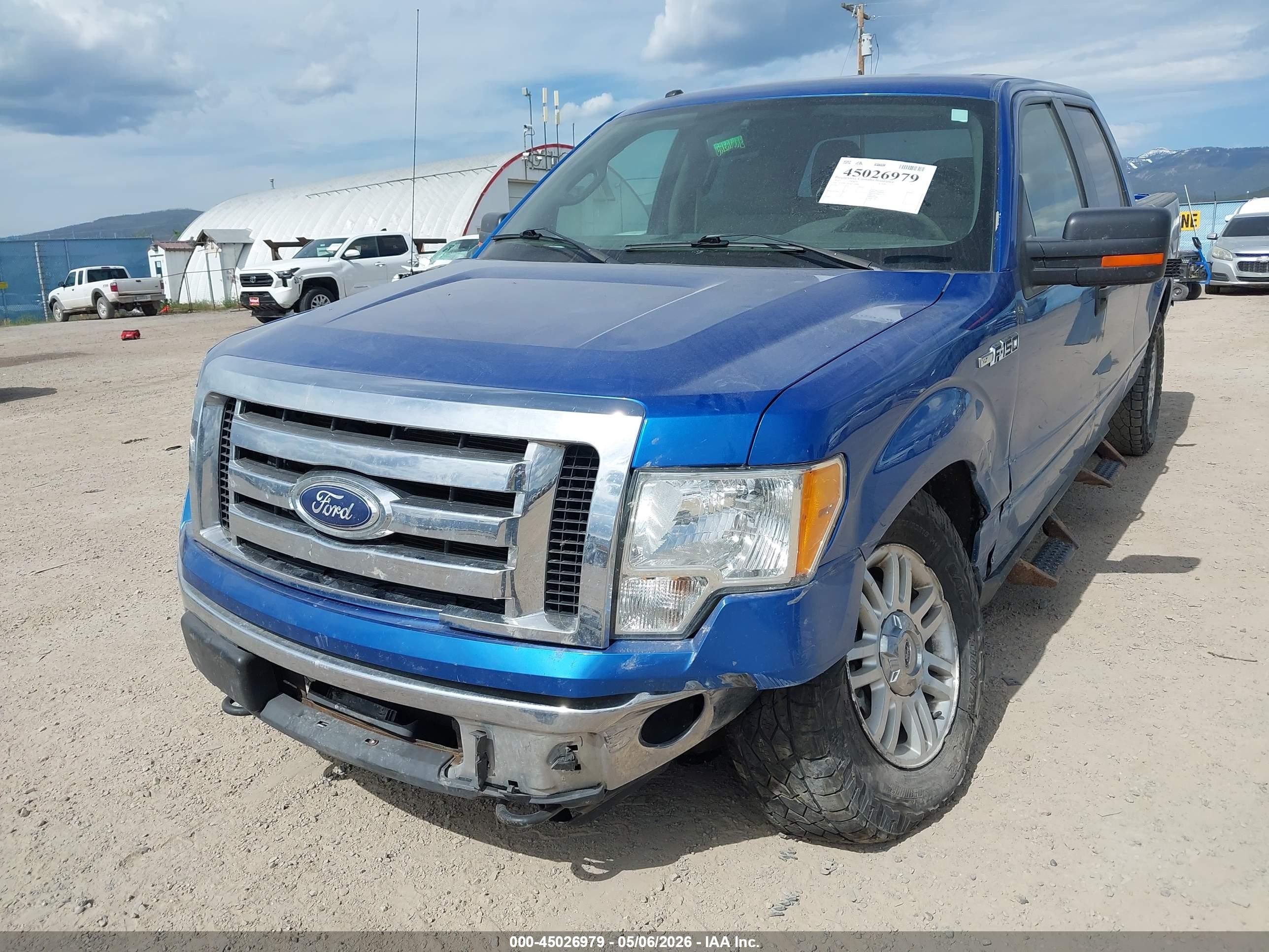 2010 Ford F-150 Xlt Blue vin: 1FTFW1E85AFC36400