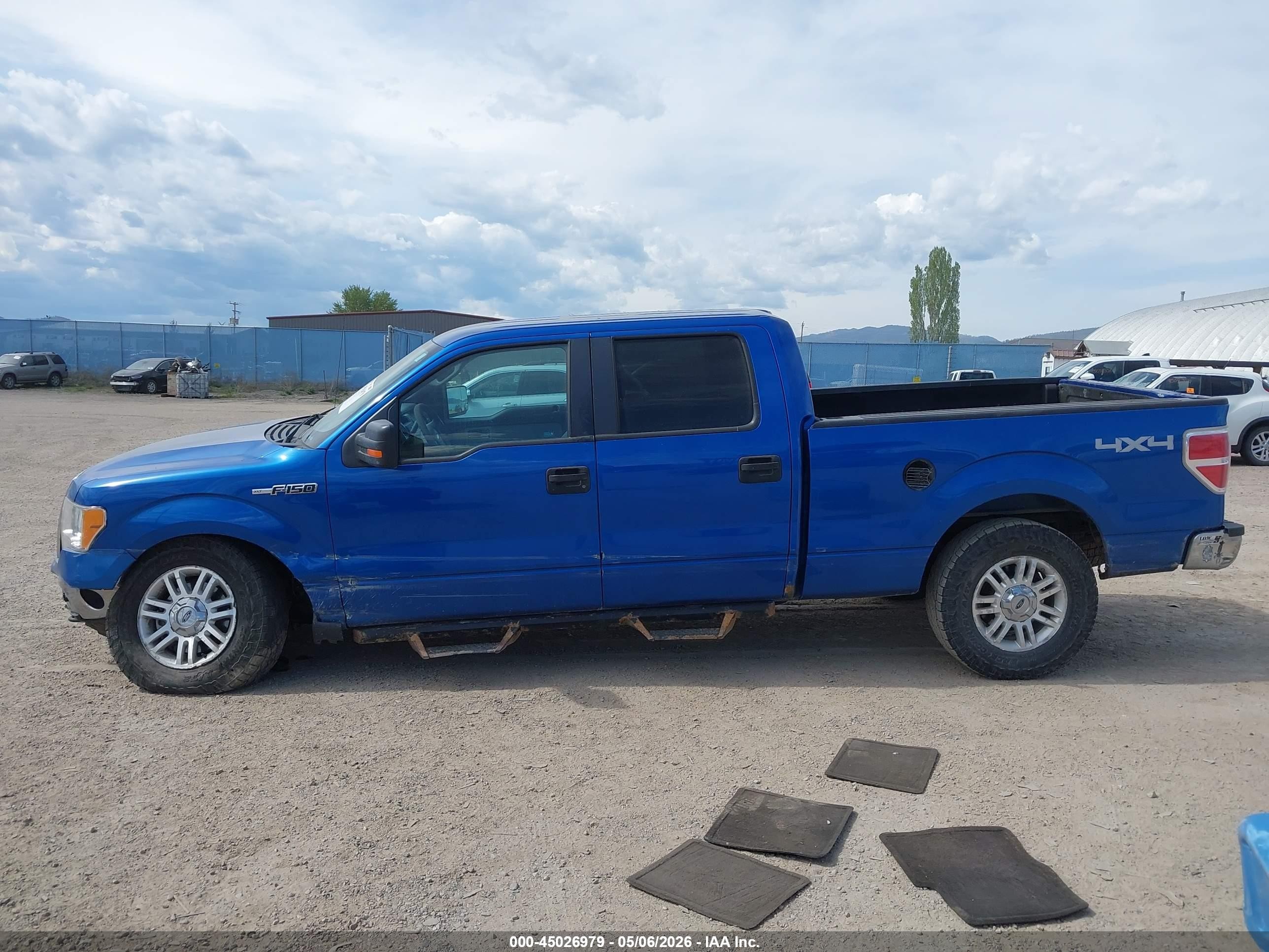 2010 Ford F-150 Xlt Blue vin: 1FTFW1E85AFC36400