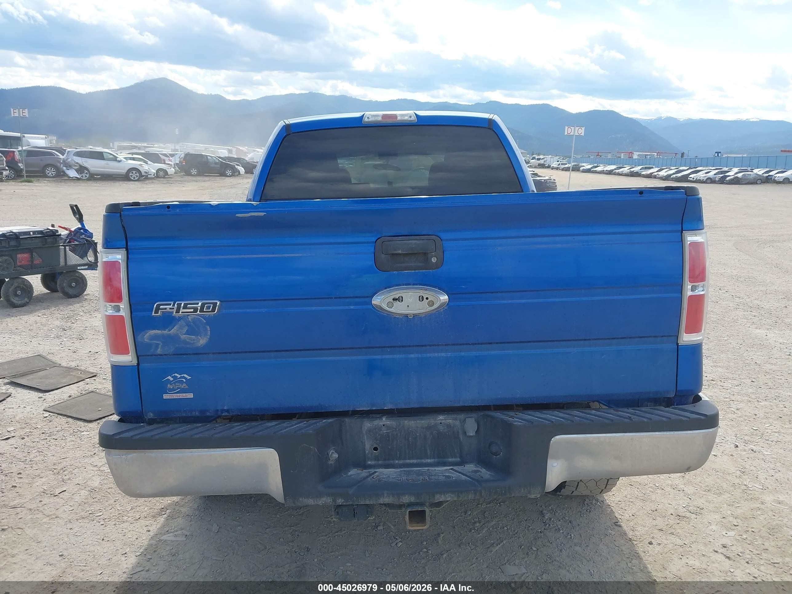 2010 Ford F-150 Xlt Blue vin: 1FTFW1E85AFC36400
