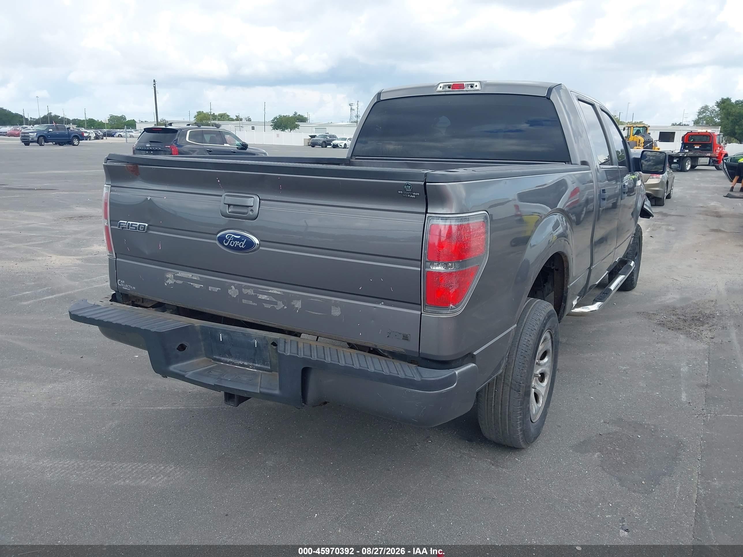 2010 Ford F-150 Xl Gray vin: 1FTFW1E85AFC55836