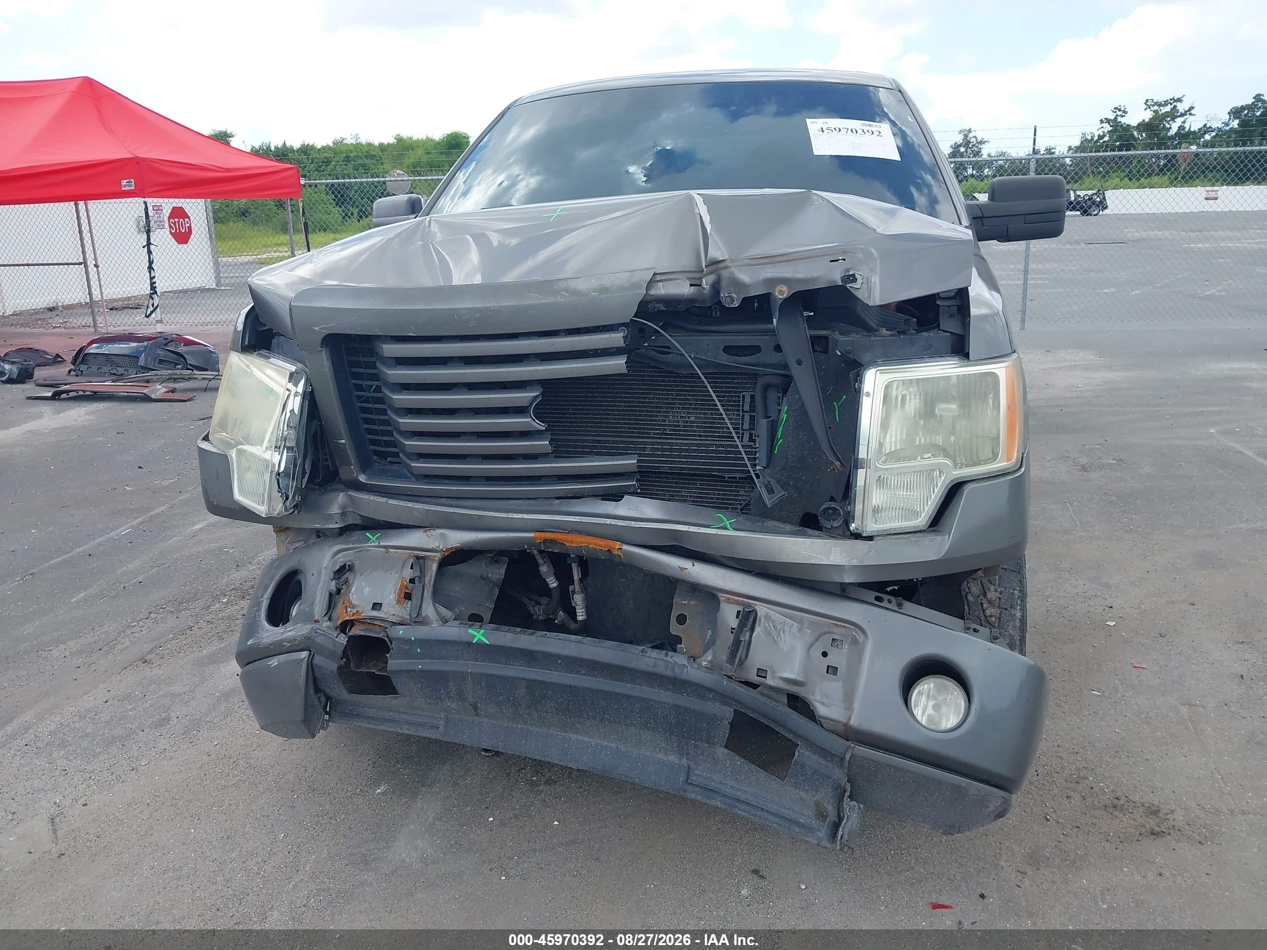 2010 Ford F-150 Xl Gray vin: 1FTFW1E85AFC55836