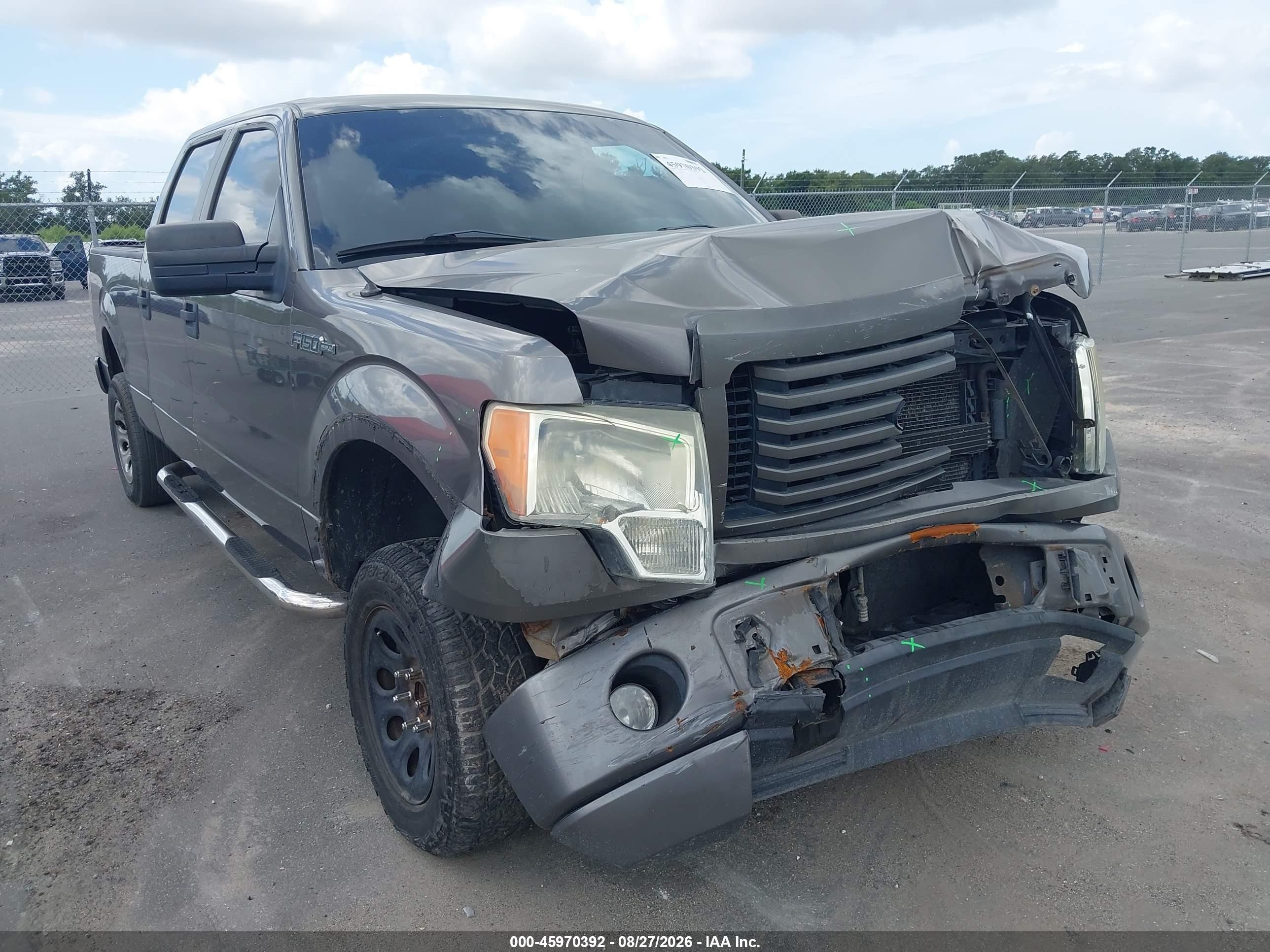 2010 Ford F-150 Xl Gray vin: 1FTFW1E85AFC55836