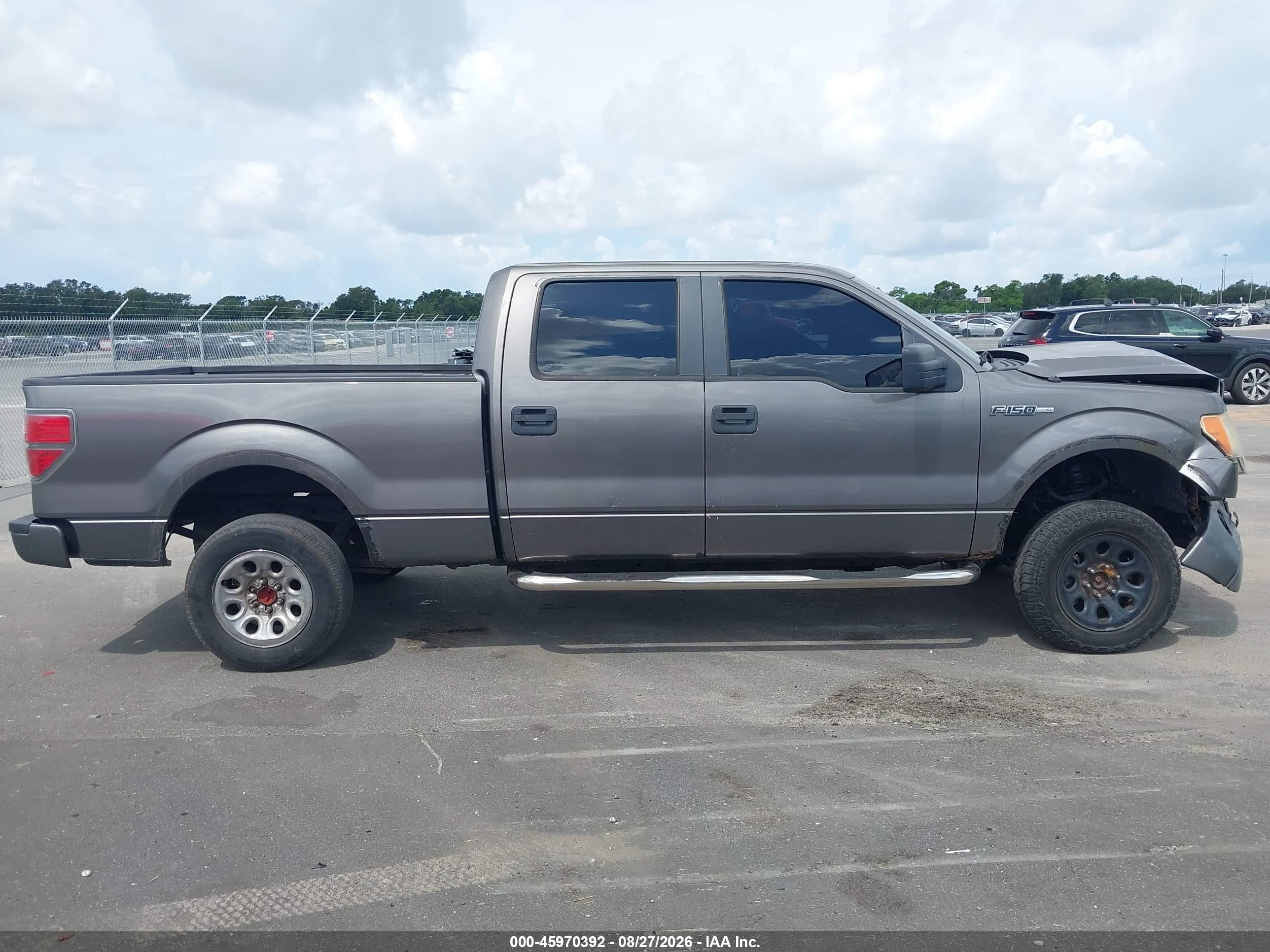 2010 Ford F-150 Xl Gray vin: 1FTFW1E85AFC55836