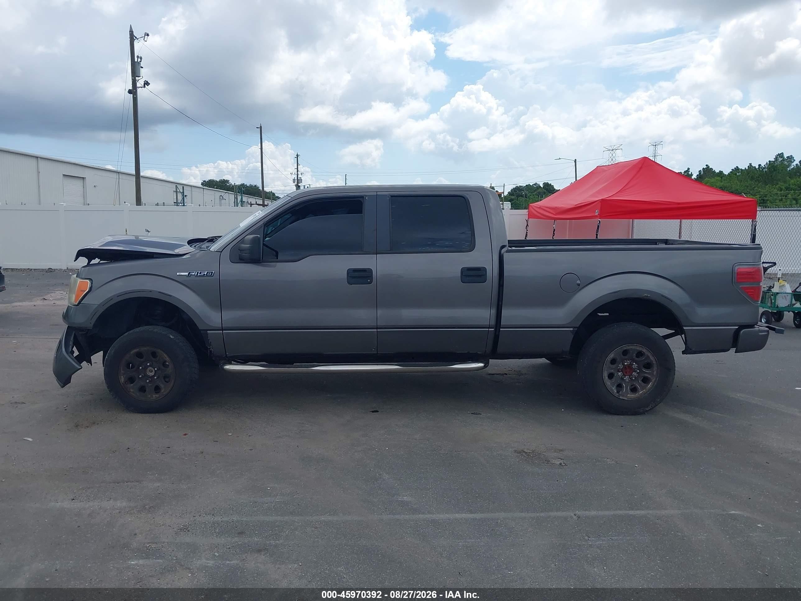 2010 Ford F-150 Xl Gray vin: 1FTFW1E85AFC55836