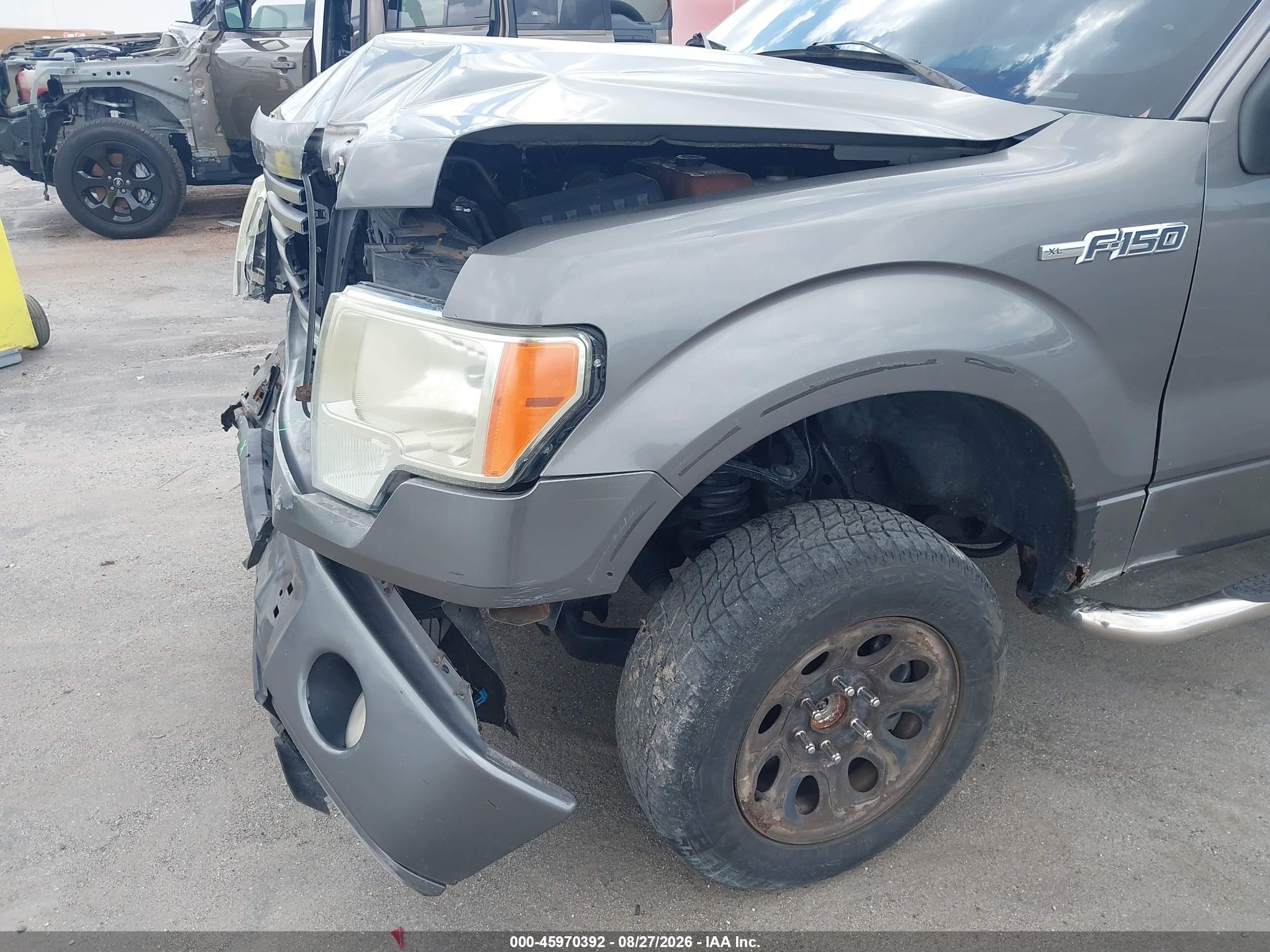 2010 Ford F-150 Xl Gray vin: 1FTFW1E85AFC55836