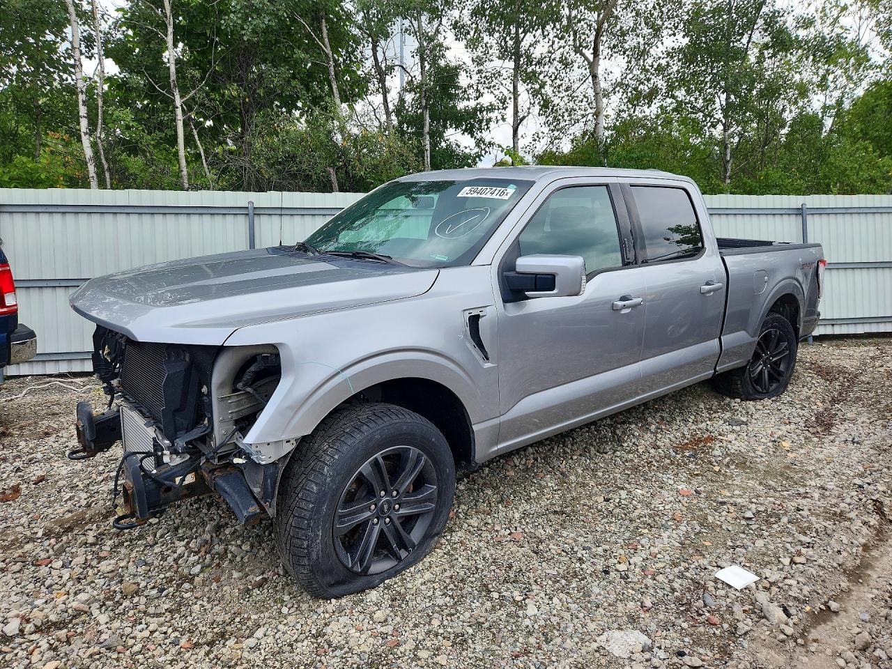 2021 Ford F150 Supercrew Silver vin: 1FTFW1E85MKD50635
