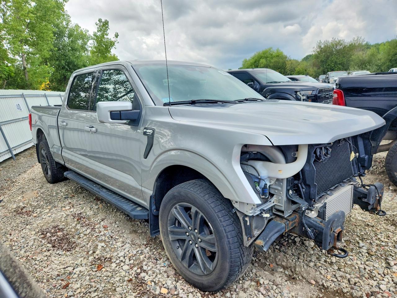 2021 Ford F150 Supercrew Silver vin: 1FTFW1E85MKD50635