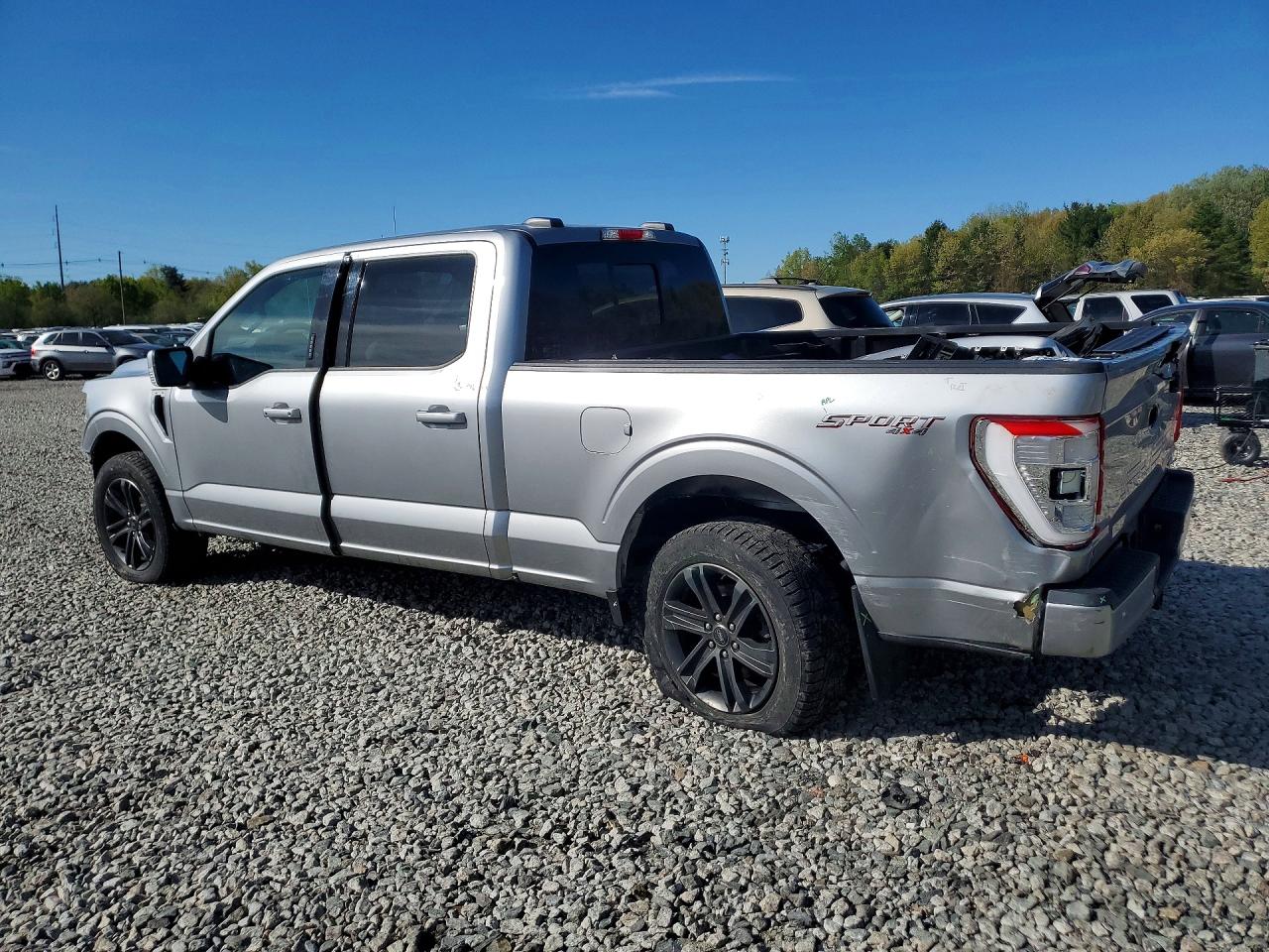 2021 Ford F150 Supercrew Silver vin: 1FTFW1E85MKD50635